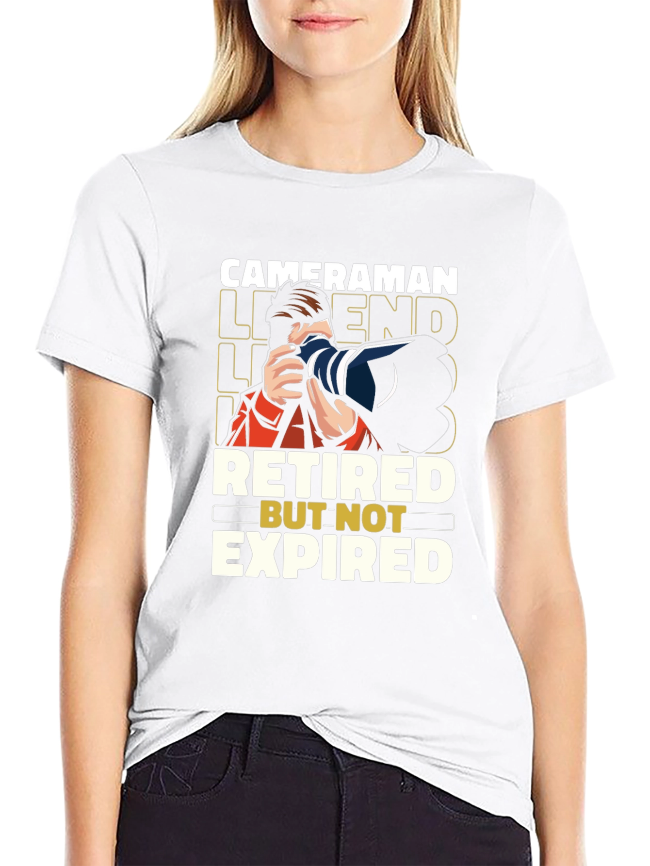 Retired Cameraman Legend T-Shirt
