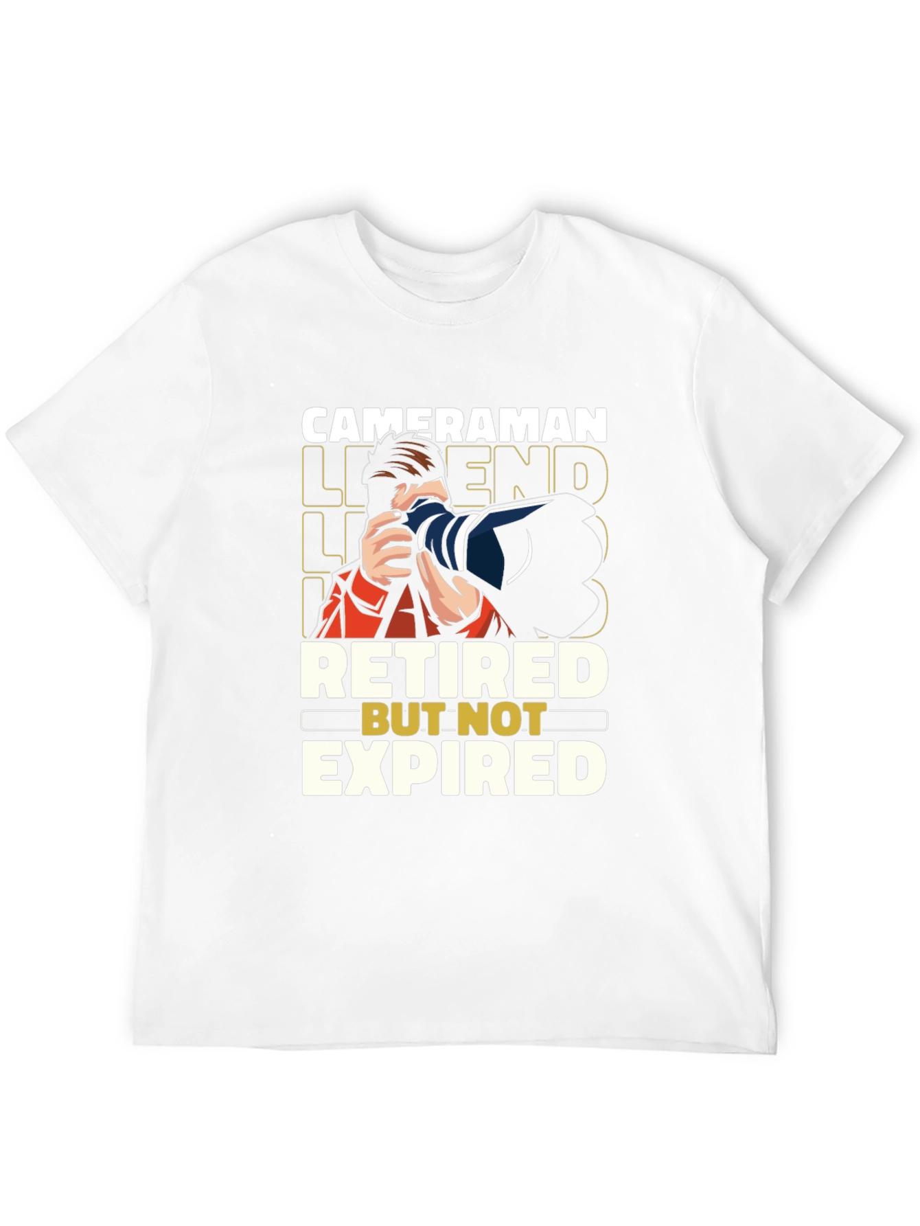 Retired Cameraman Legend T-Shirt