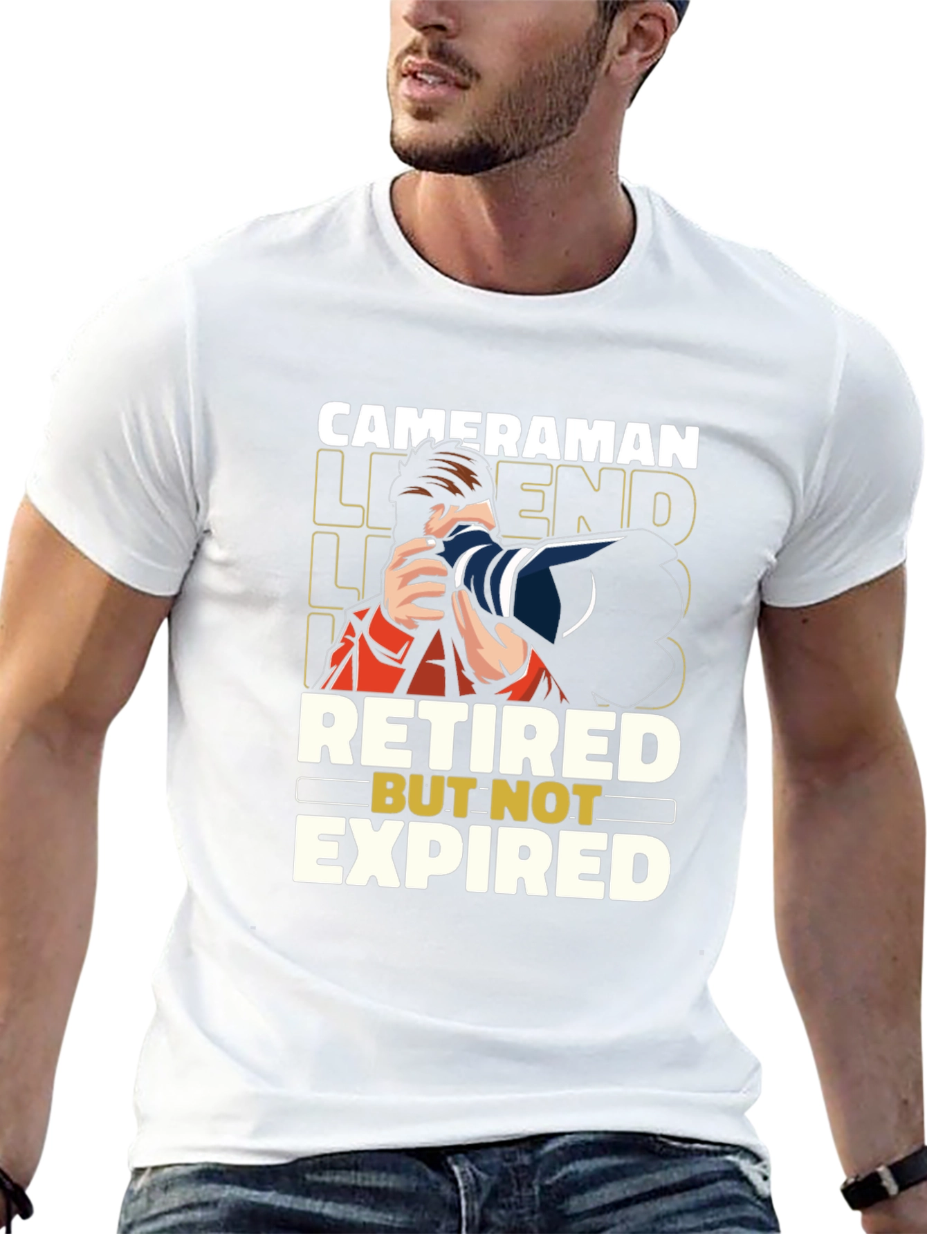 Retired Cameraman Legend T-Shirt