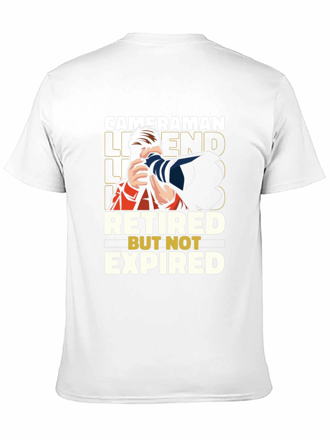 Retired Cameraman Legend T-Shirt