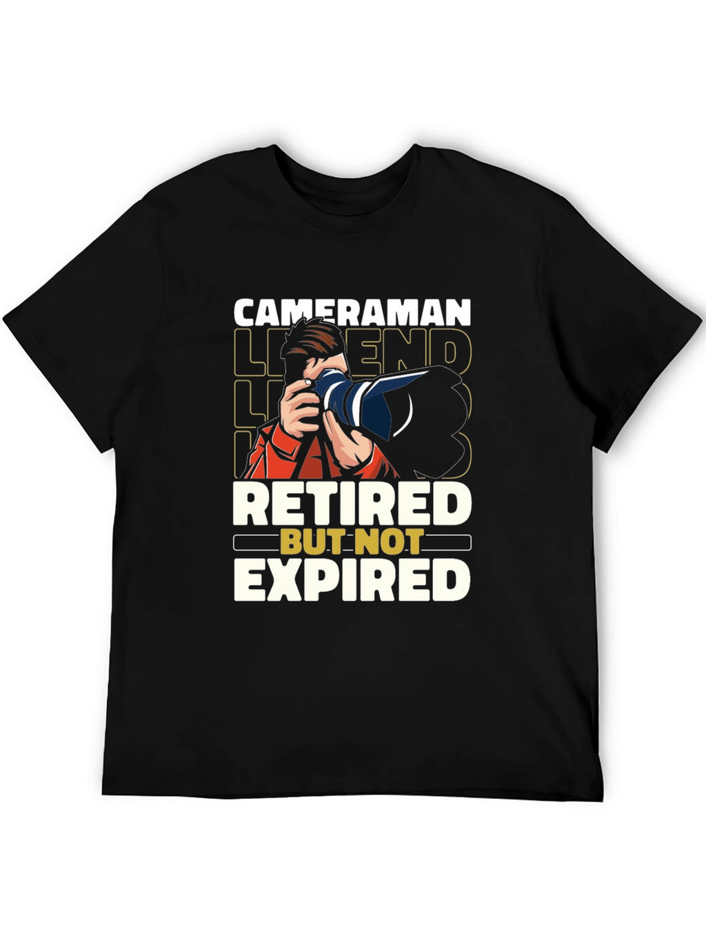 Retired Cameraman Legend T-Shirt