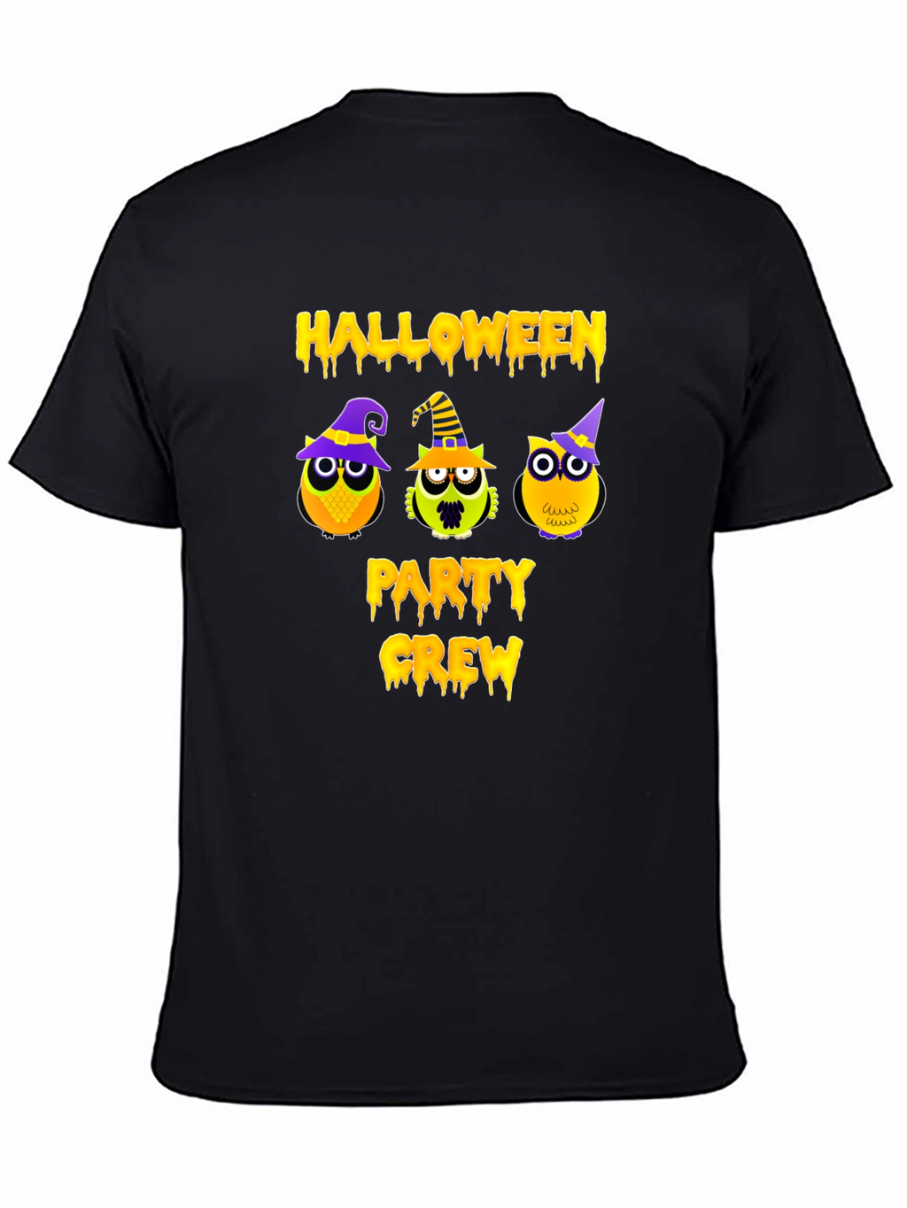 Halloween Party Crew Owl T-Shirt