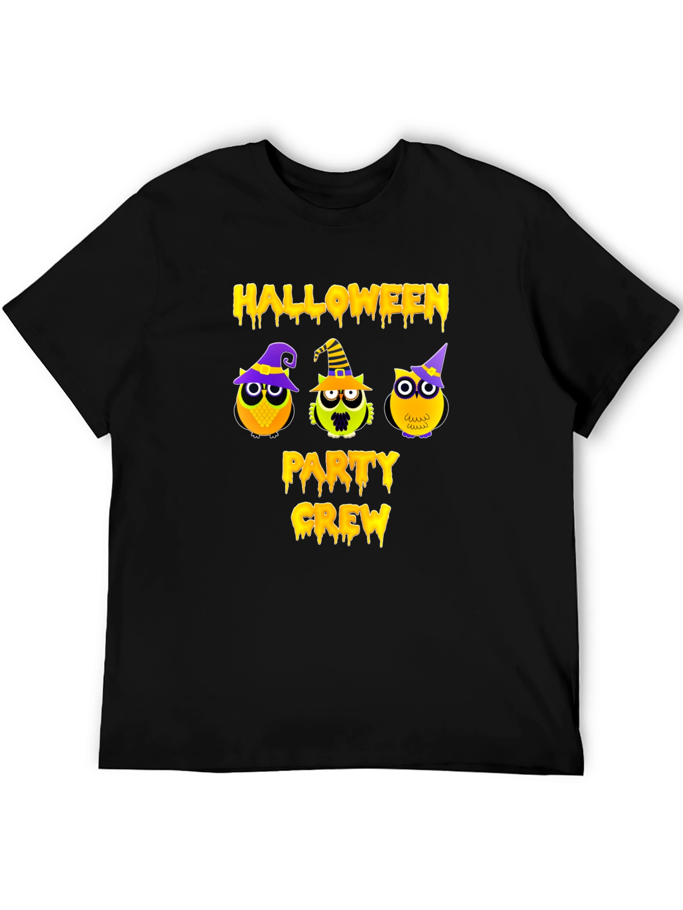 Halloween Party Crew Owl T-Shirt