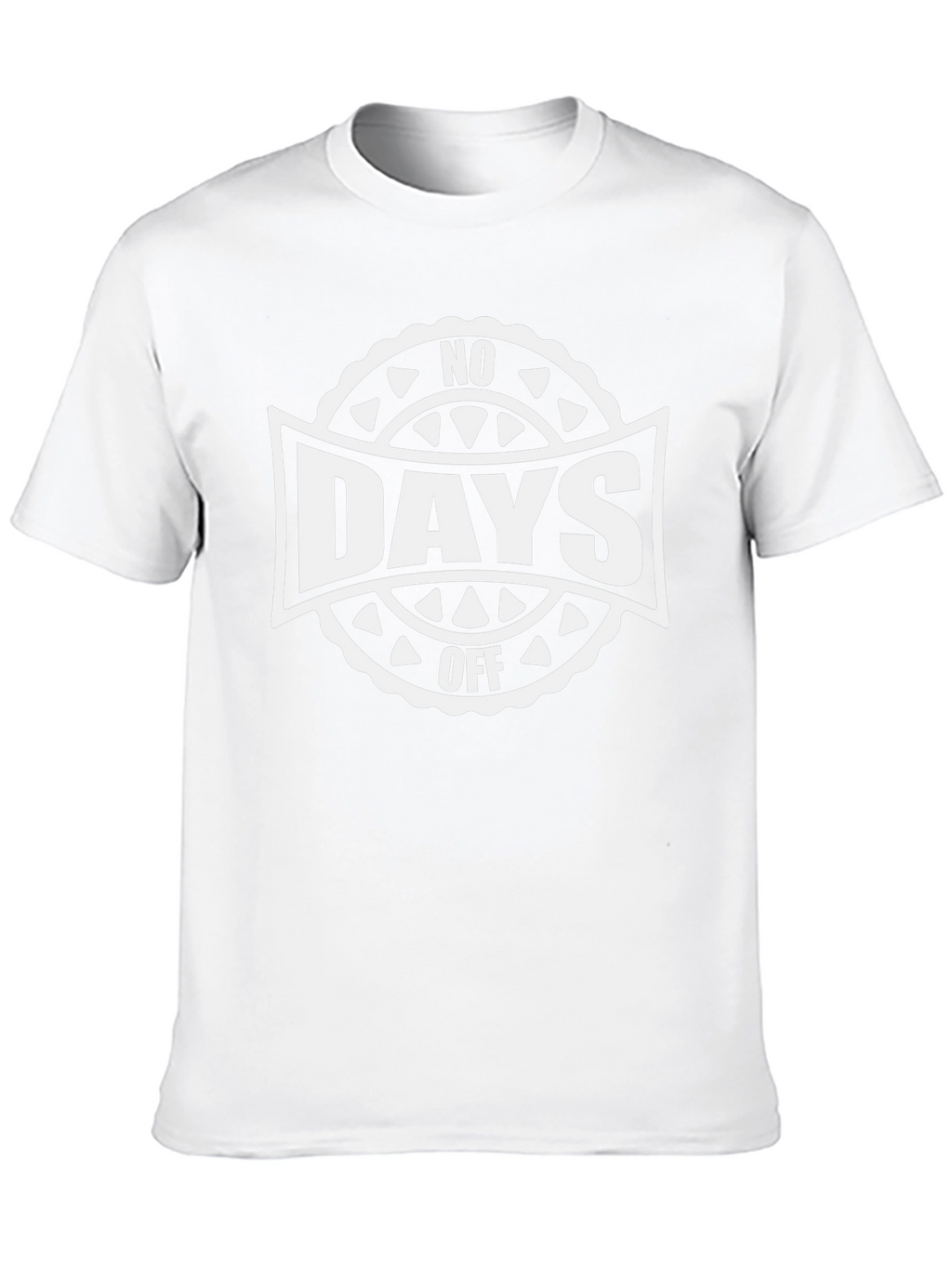 No Days Off Black Graphic Tee