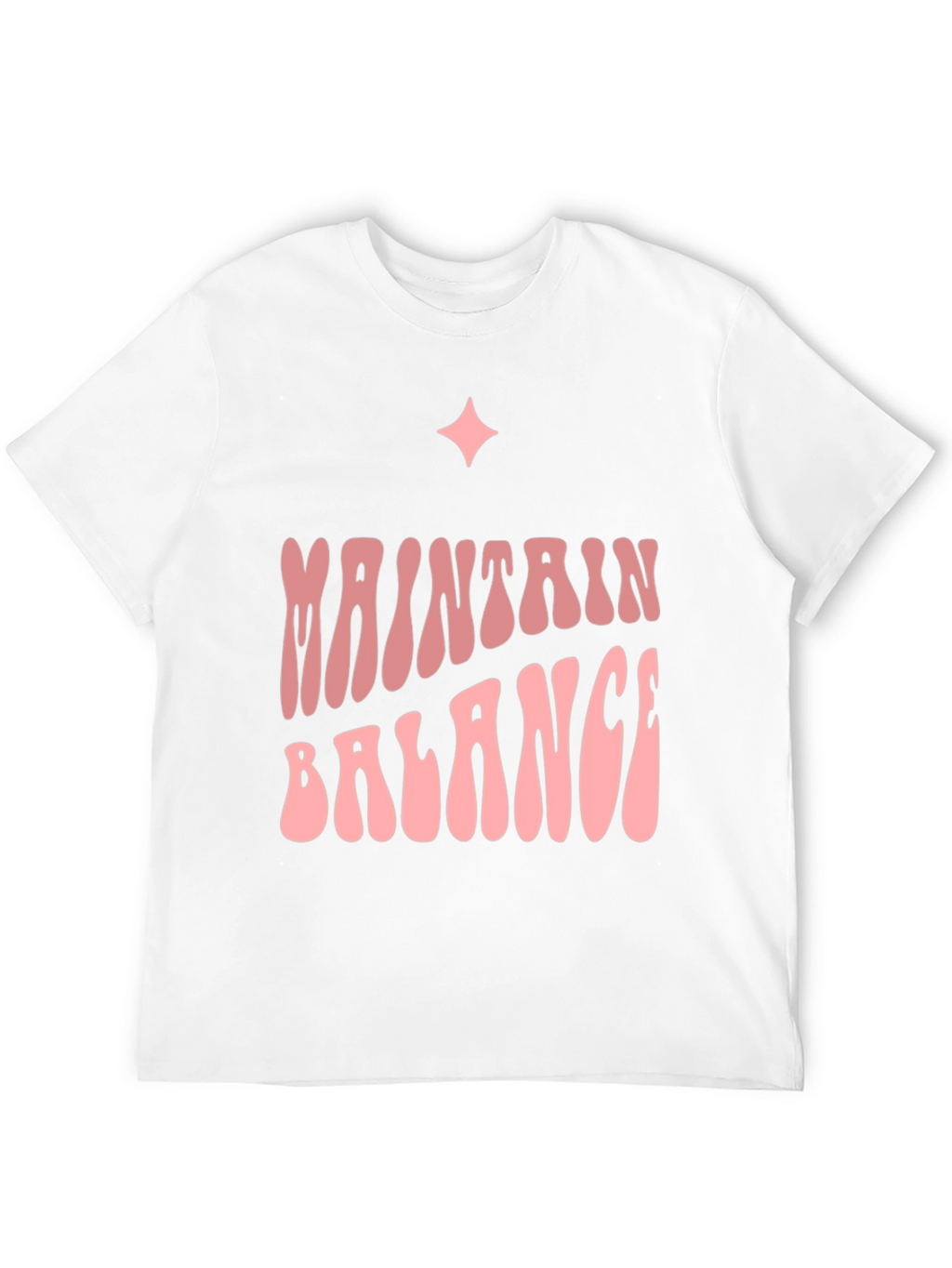 Maintain Balance Graphic Tee - Trendy Comfort