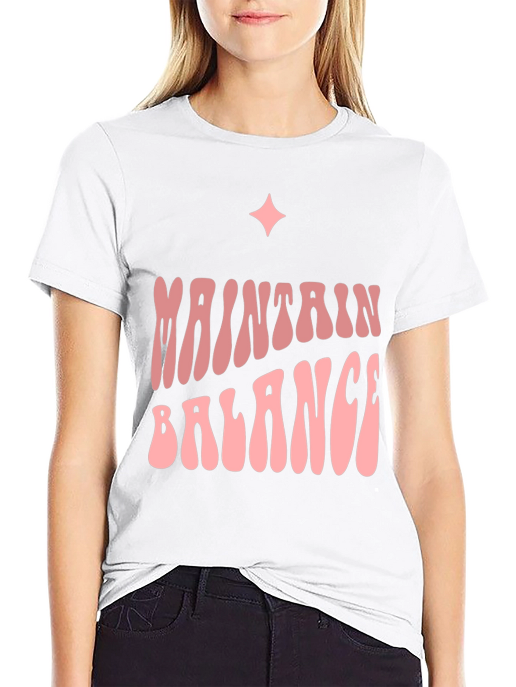 Maintain Balance Graphic Tee - Trendy Comfort