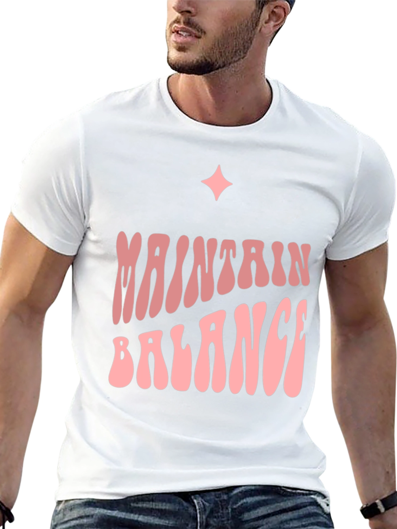 Maintain Balance Graphic Tee - Trendy Comfort