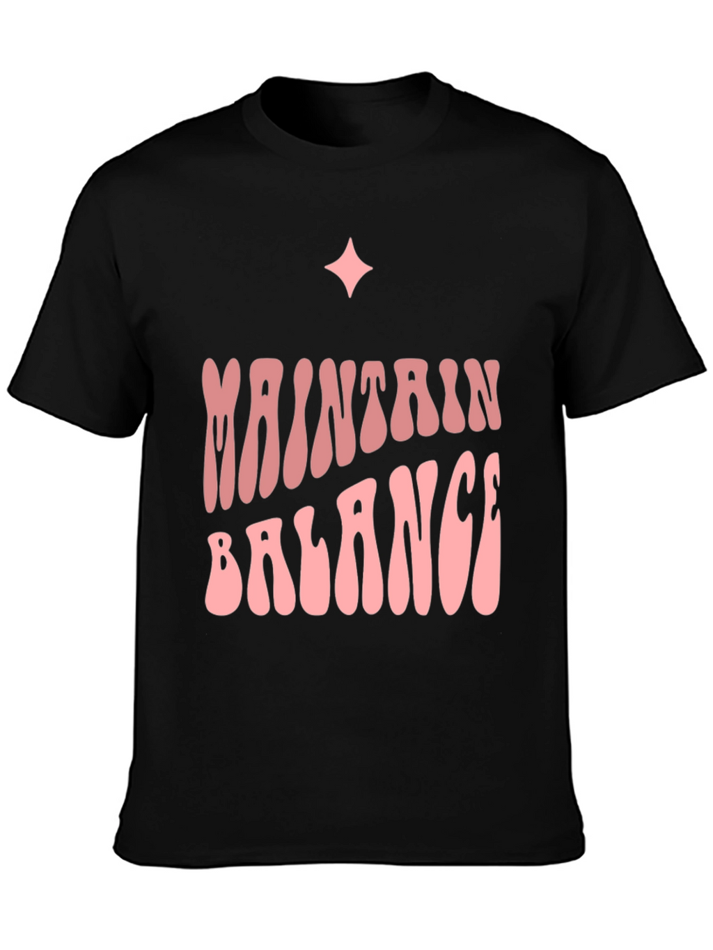 Maintain Balance Graphic Tee - Trendy Comfort