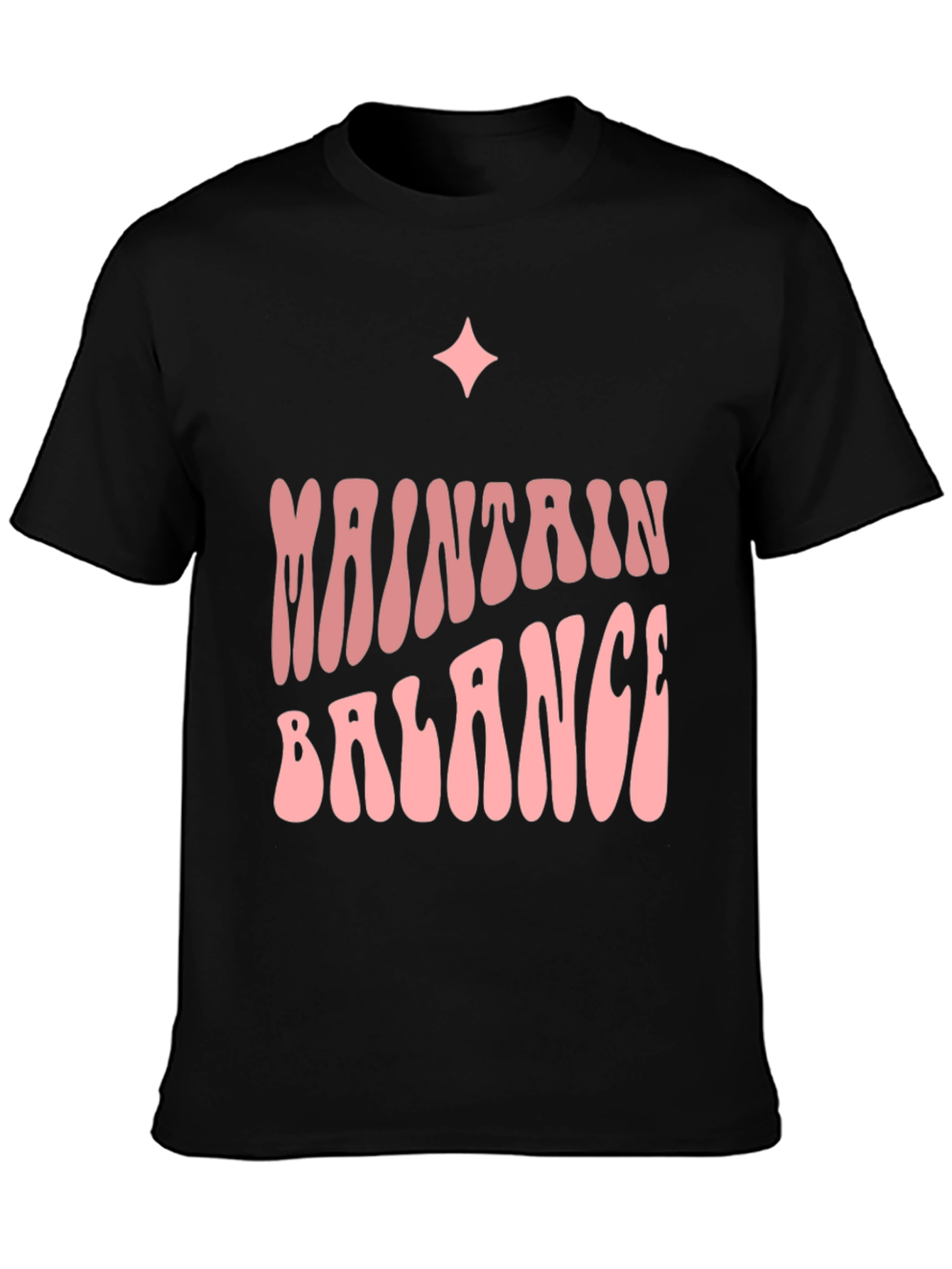 Maintain Balance Graphic Tee - Trendy Comfort