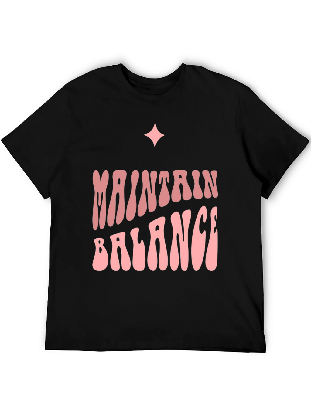 Maintain Balance Graphic Tee - Trendy Comfort