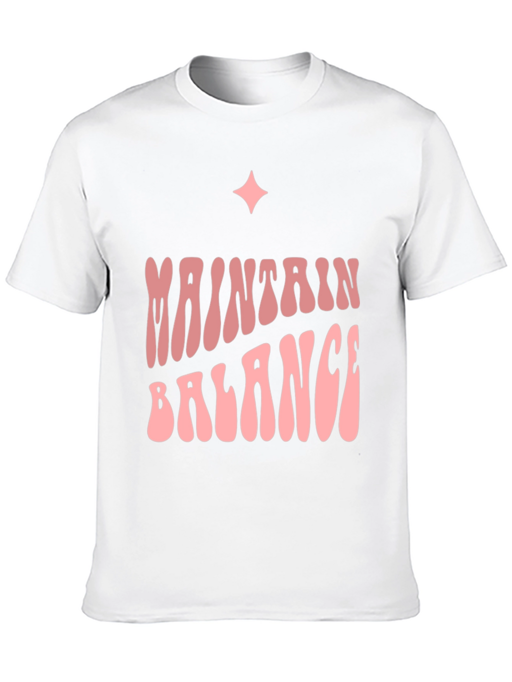 Maintain Balance Graphic Tee - Trendy Comfort