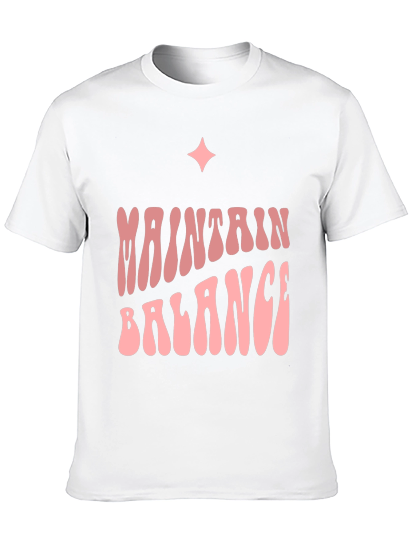 Maintain Balance Graphic Tee - Trendy Comfort