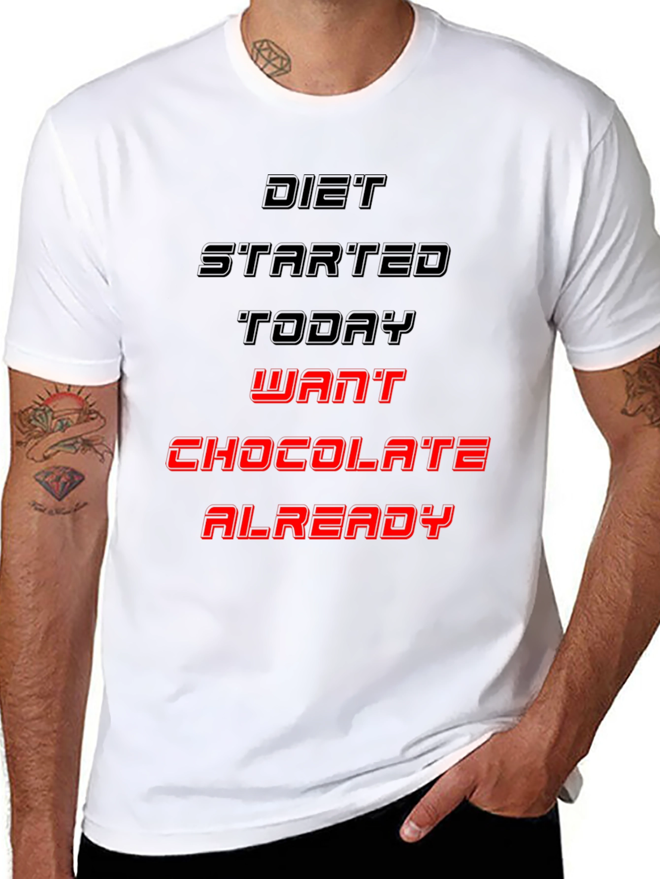 Diet Started Today Funny T-Shirt