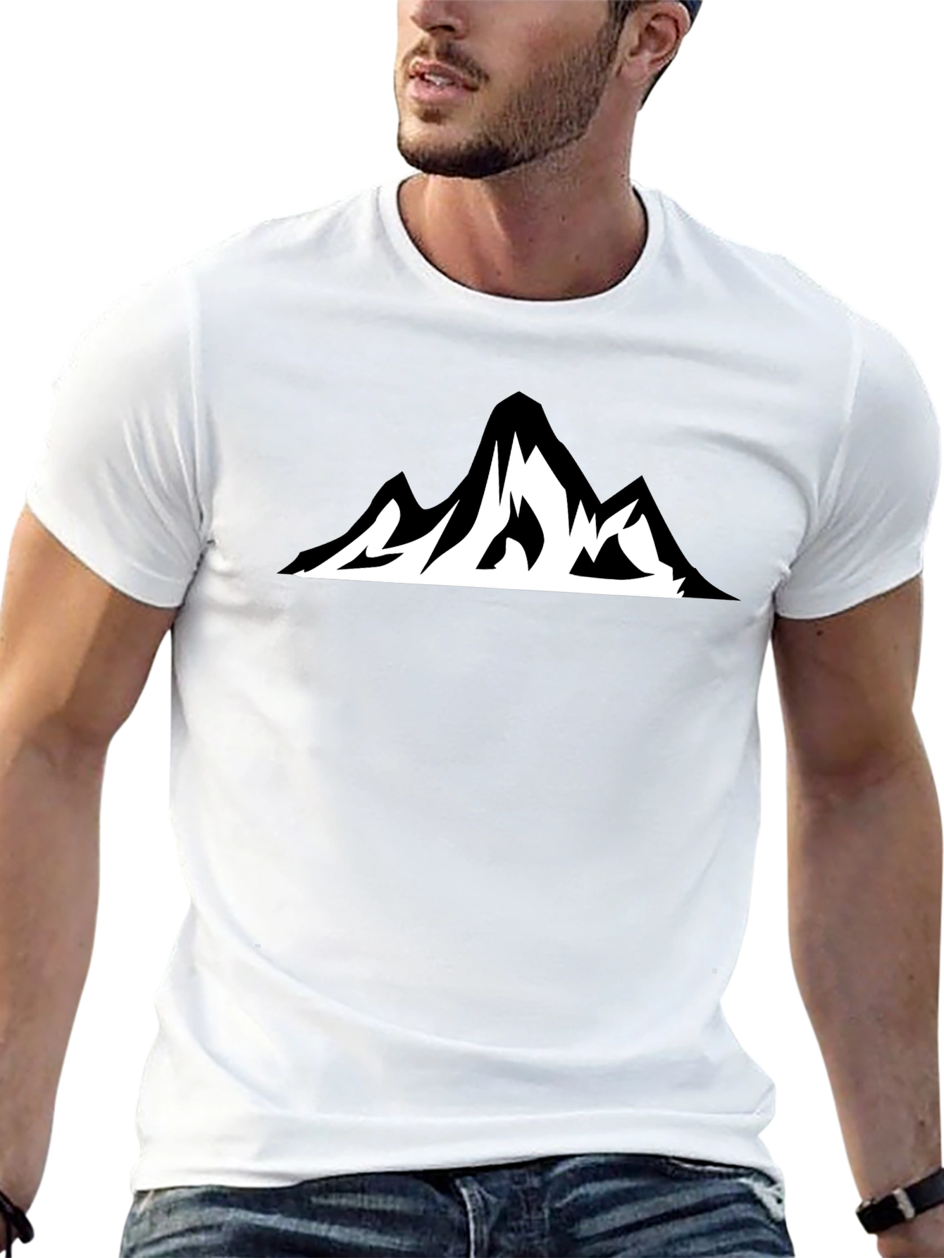 Mountain Graphic T-Shirt - Black