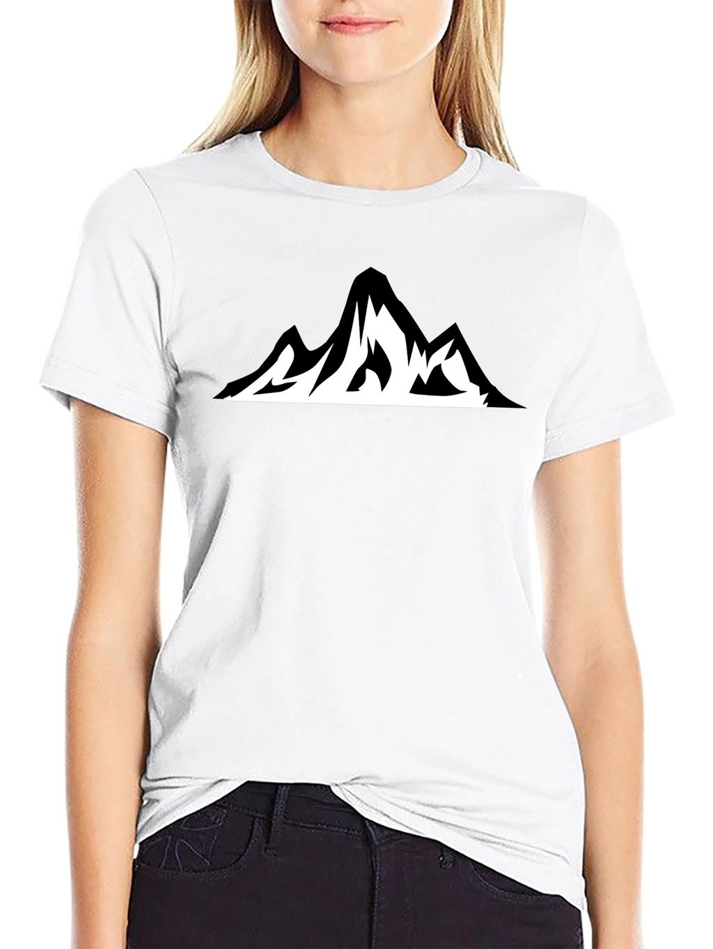 Mountain Graphic T-Shirt - Black