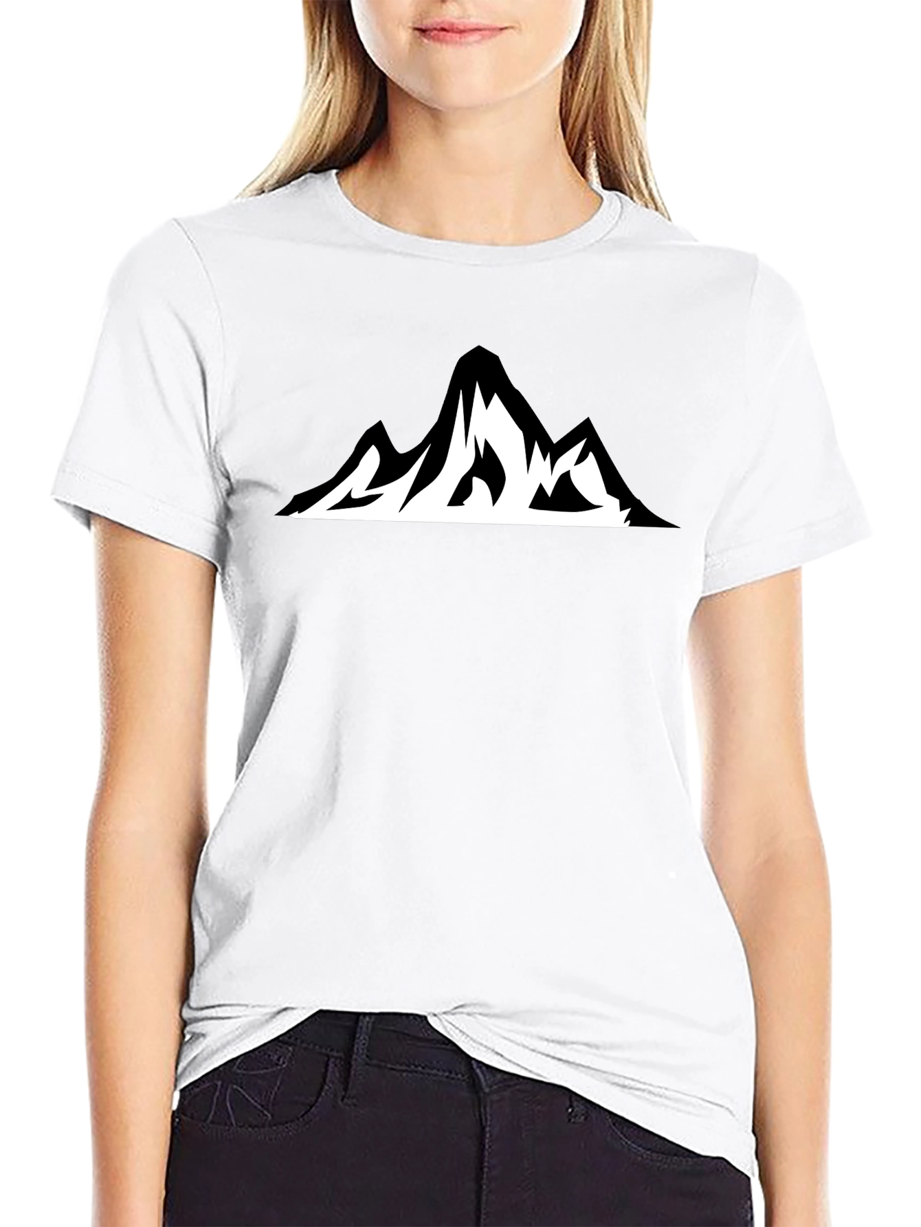 Mountain Graphic T-Shirt - Black
