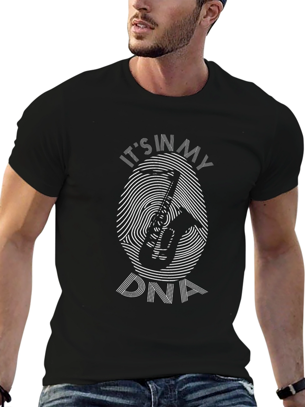 Its In My DNA Saxophone Graphic Tee