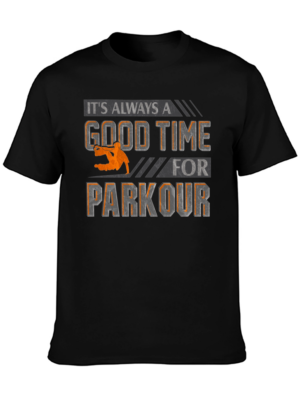 Parkour Time Graphic Tee - Urban Style