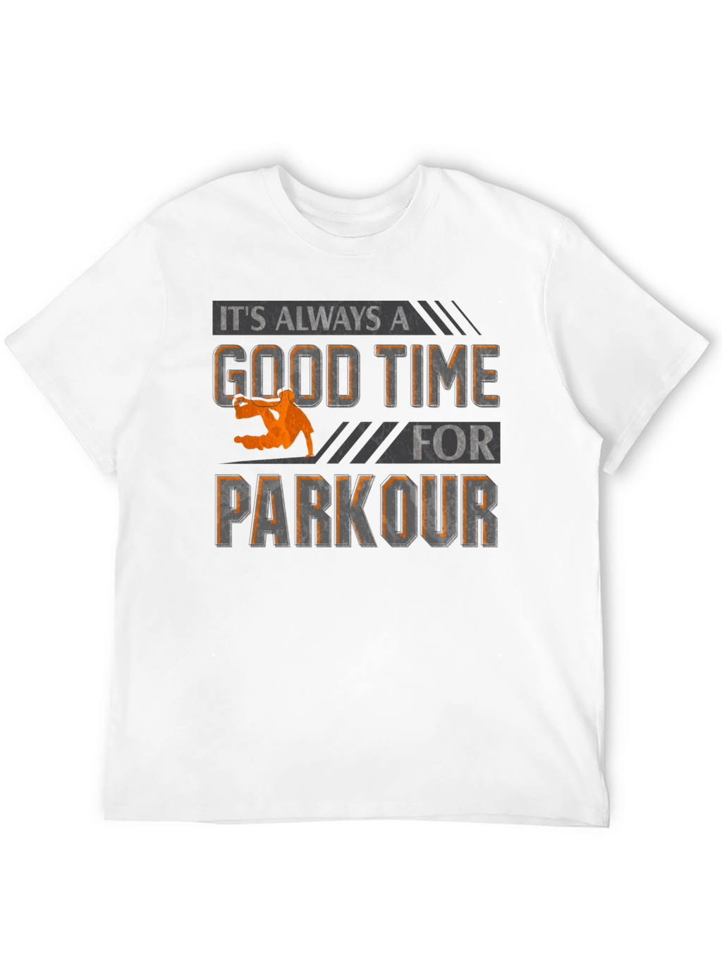 Parkour Time Graphic Tee - Urban Style