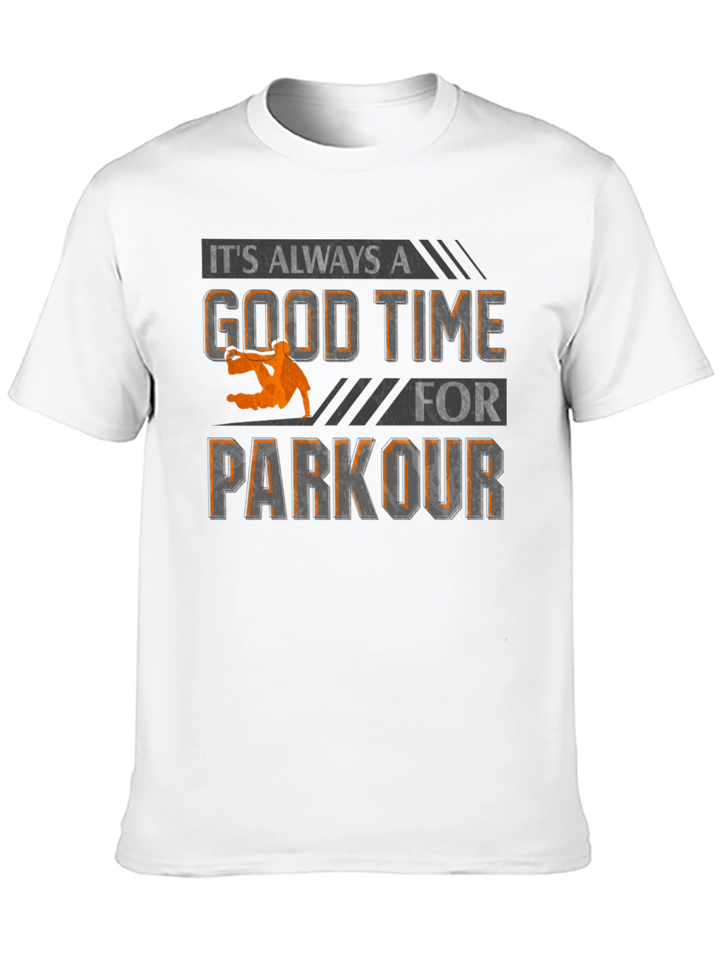 Parkour Time Graphic Tee - Urban Style