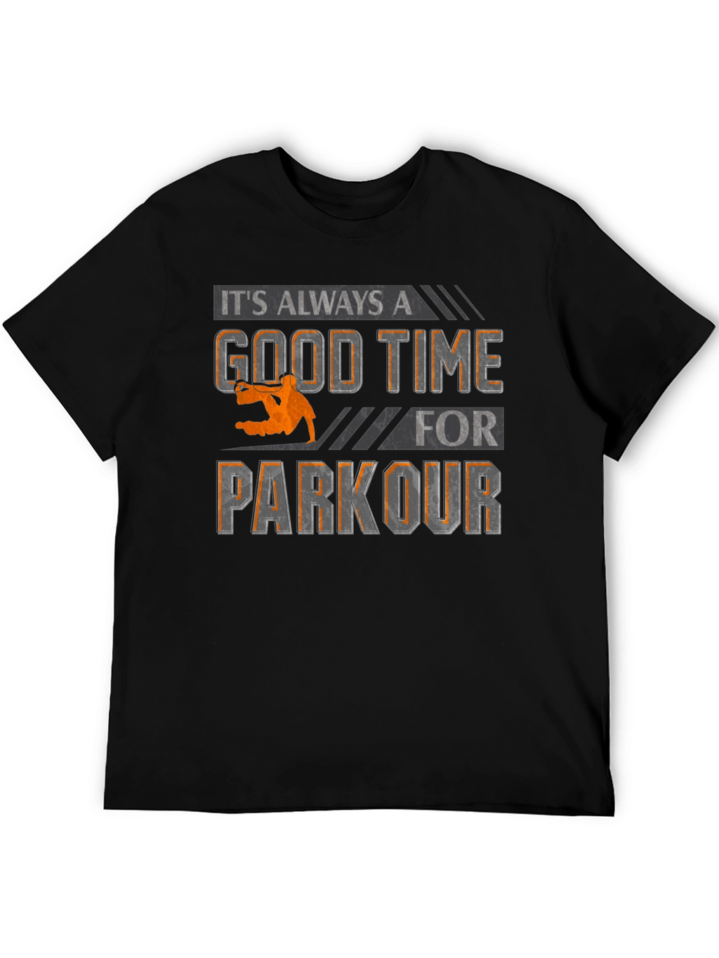 Parkour Time Graphic Tee - Urban Style