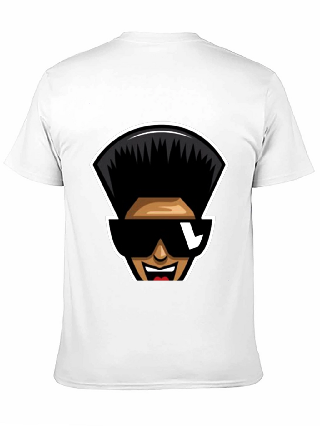 Retro Cartoon Character T-Shirt - Black