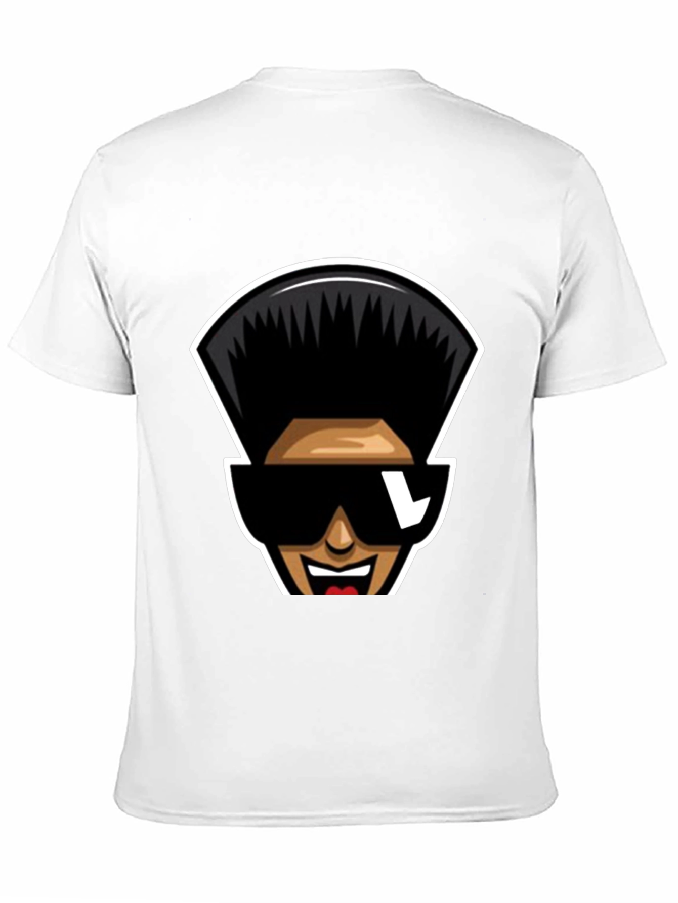 Retro Cartoon Character T-Shirt - Black