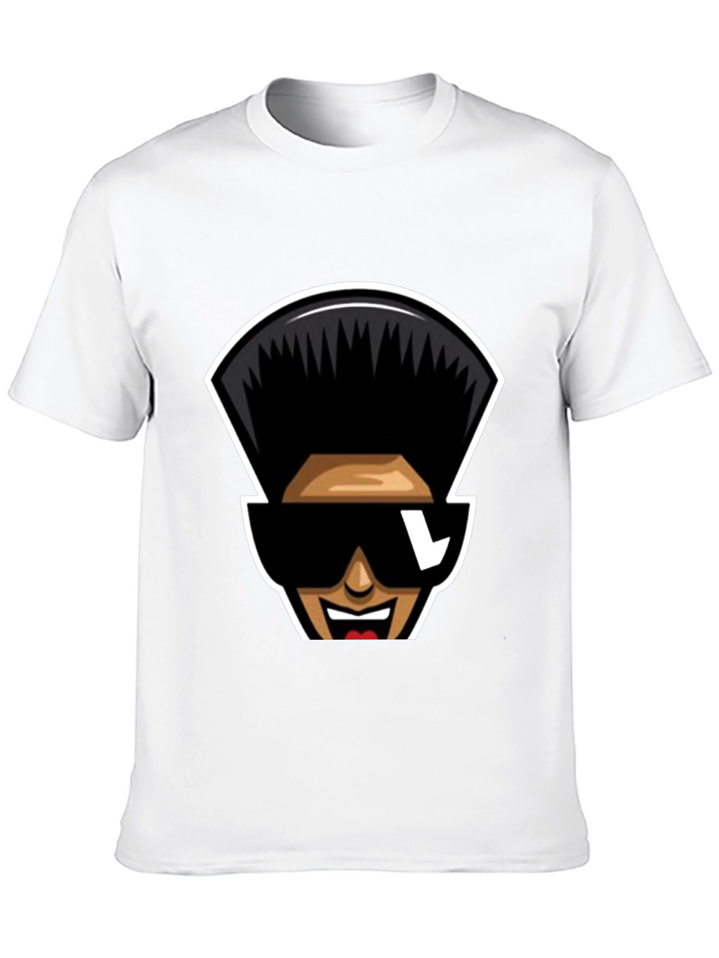 Retro Cartoon Character T-Shirt - Black