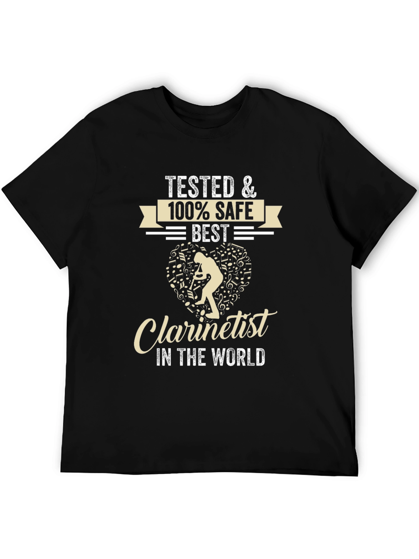 Tested & Safe Clarinetist T-Shirt
