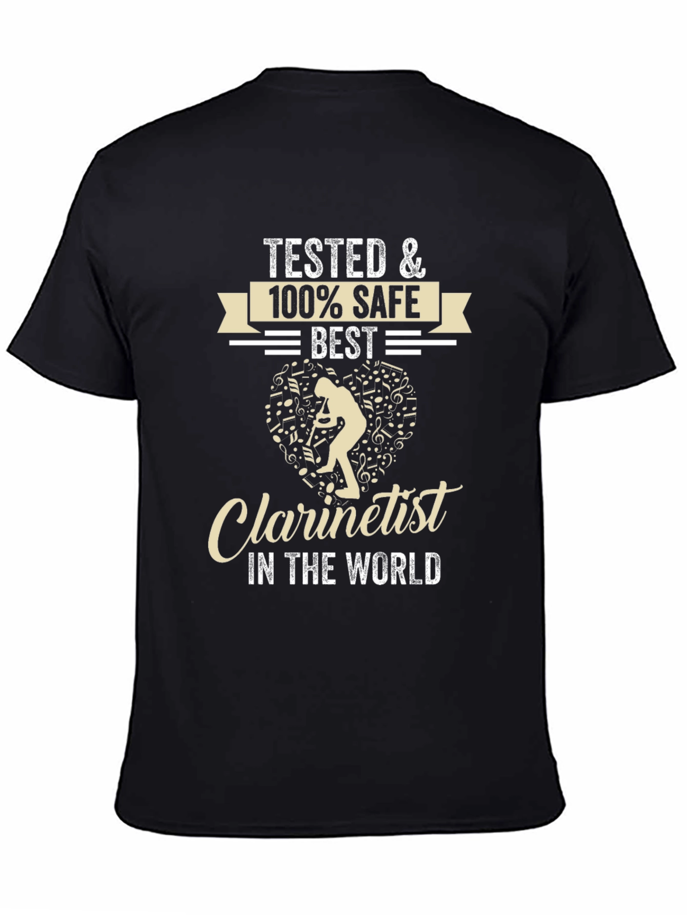 Tested & Safe Clarinetist T-Shirt