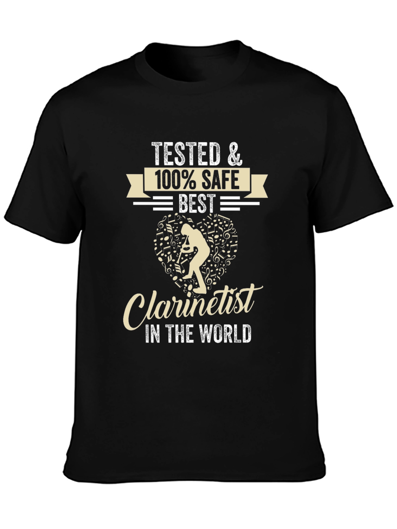 Tested & Safe Clarinetist T-Shirt