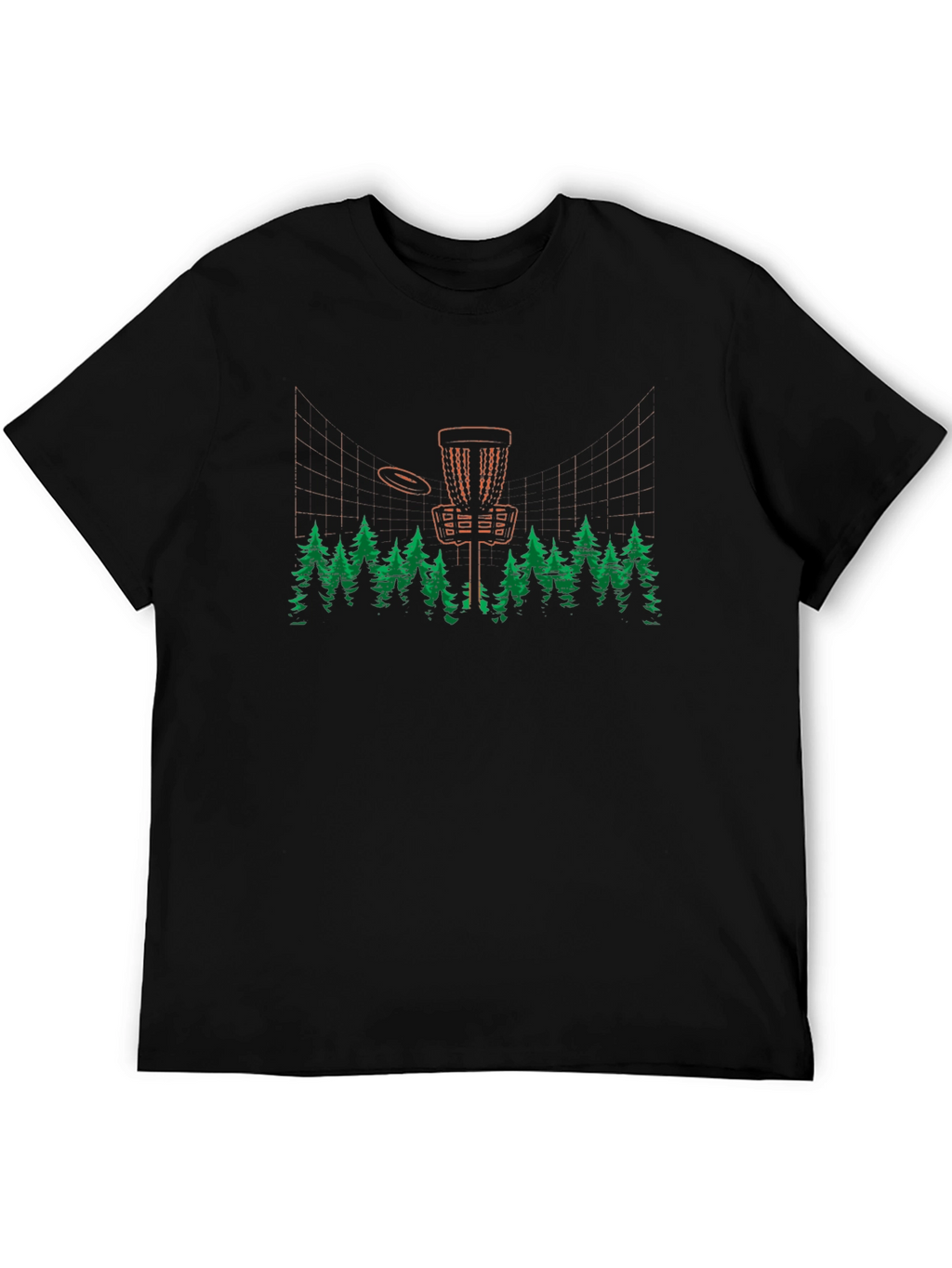 Disc Golf Basket T-Shirt | Nature Course Apparel