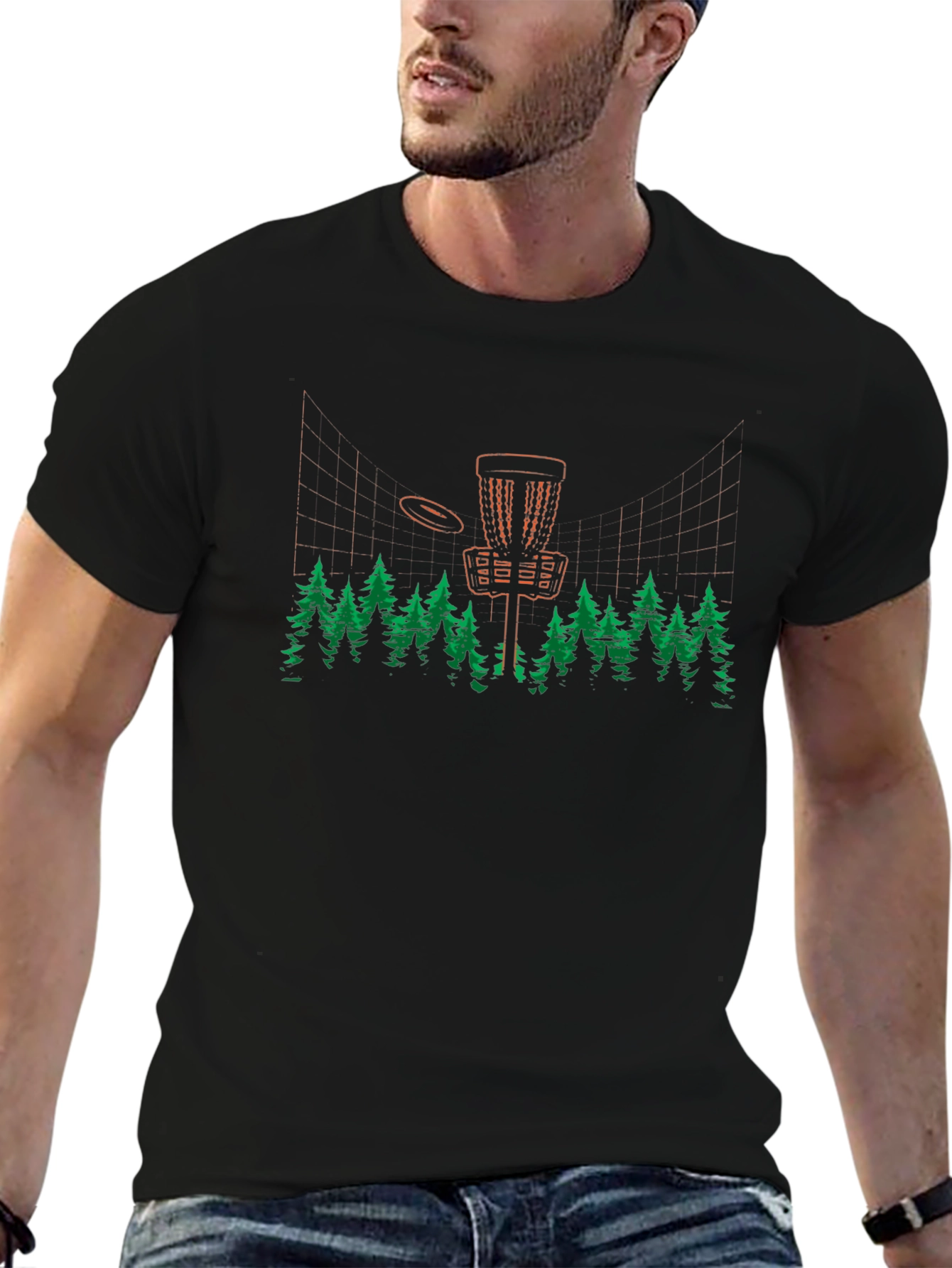 Disc Golf Basket T-Shirt | Nature Course Apparel