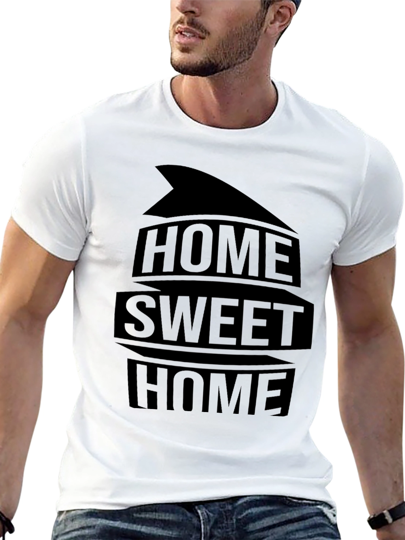 Home Sweet Home Black Graphic Tee