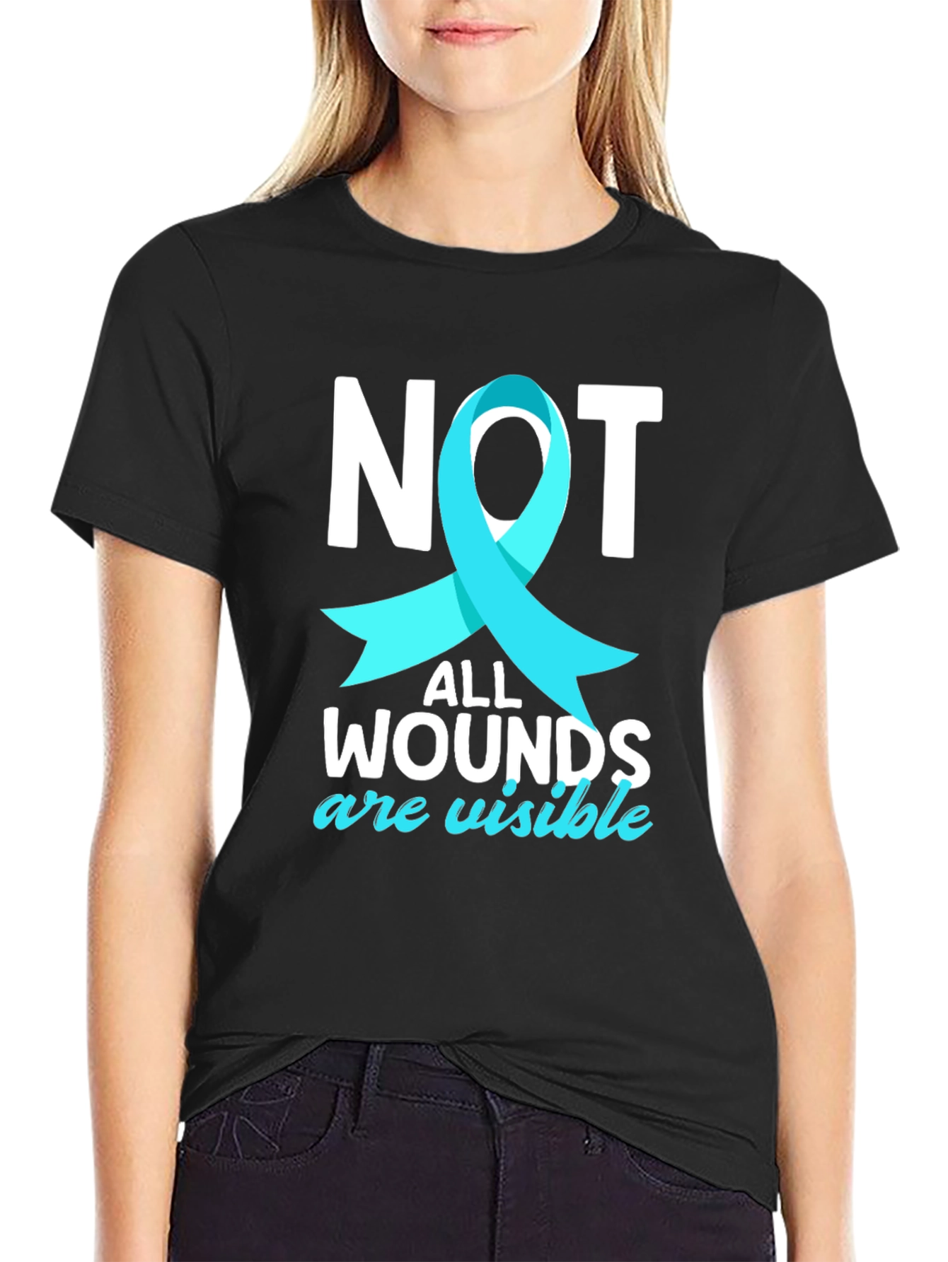 Not All Wounds Visible Awareness Tee