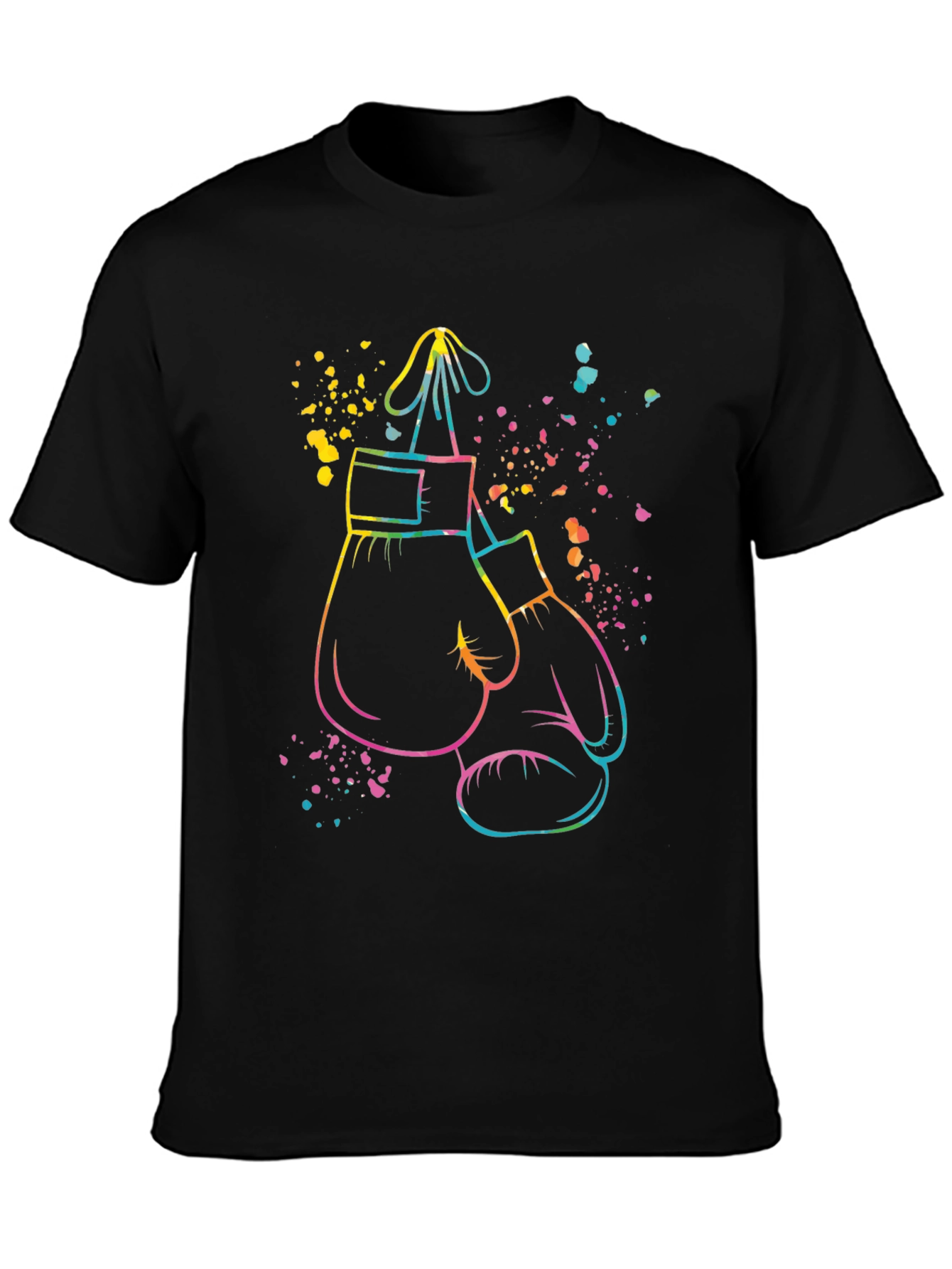 Boxing Gloves Graphic Tee - Colorful Punch