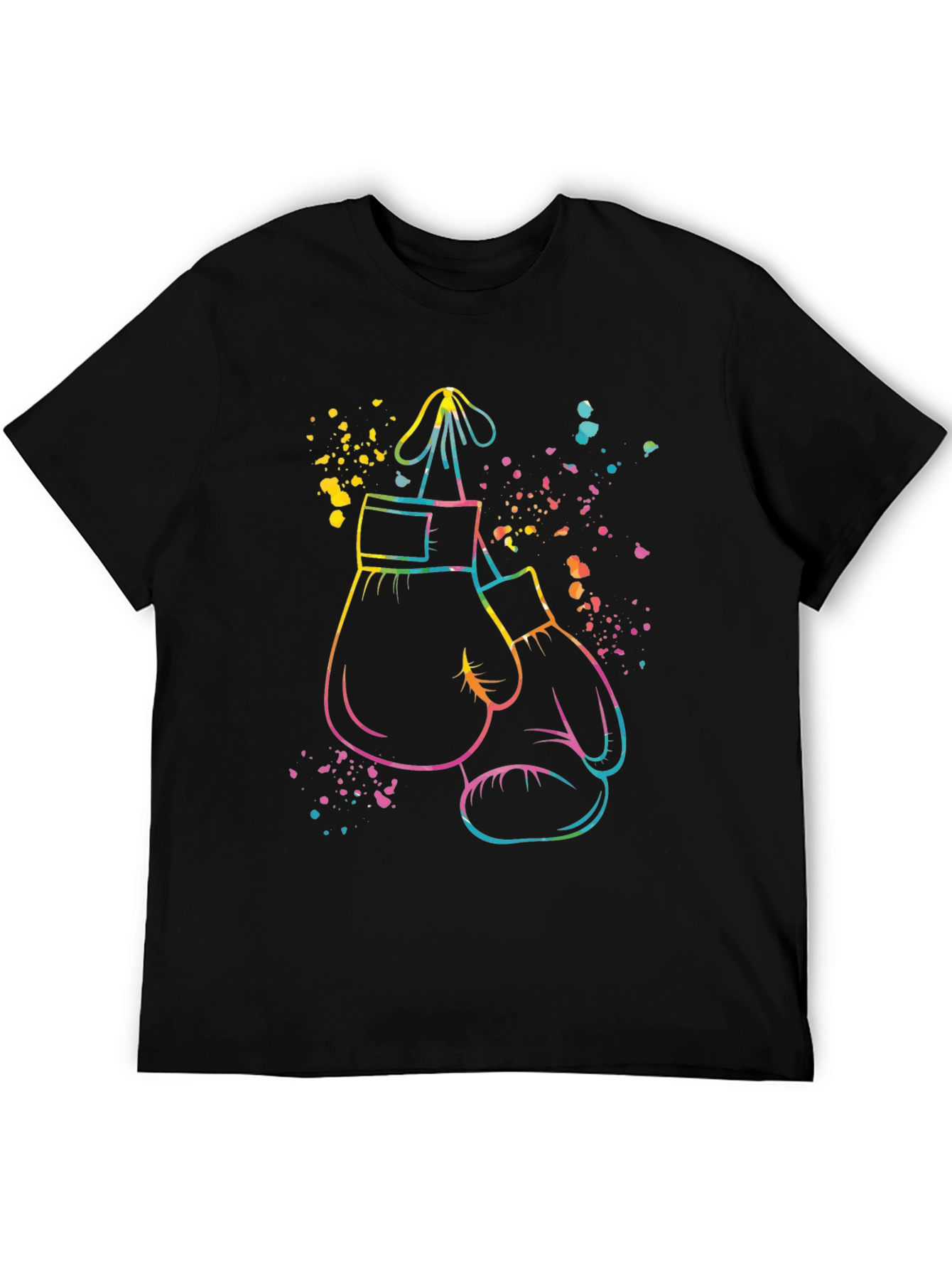 Boxing Gloves Graphic Tee - Colorful Punch