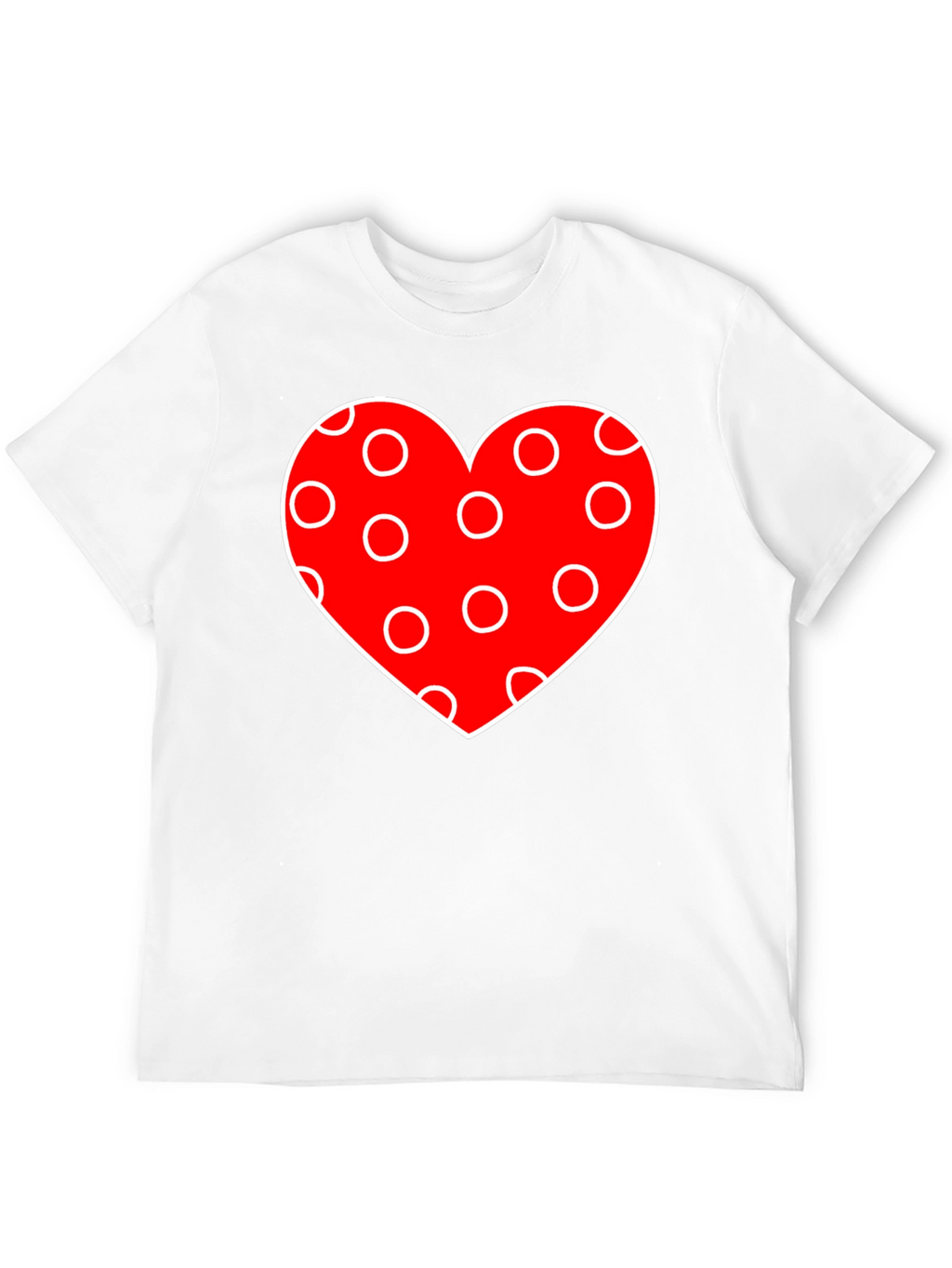 Heart Polka Dot Valentines Day T-Shirt