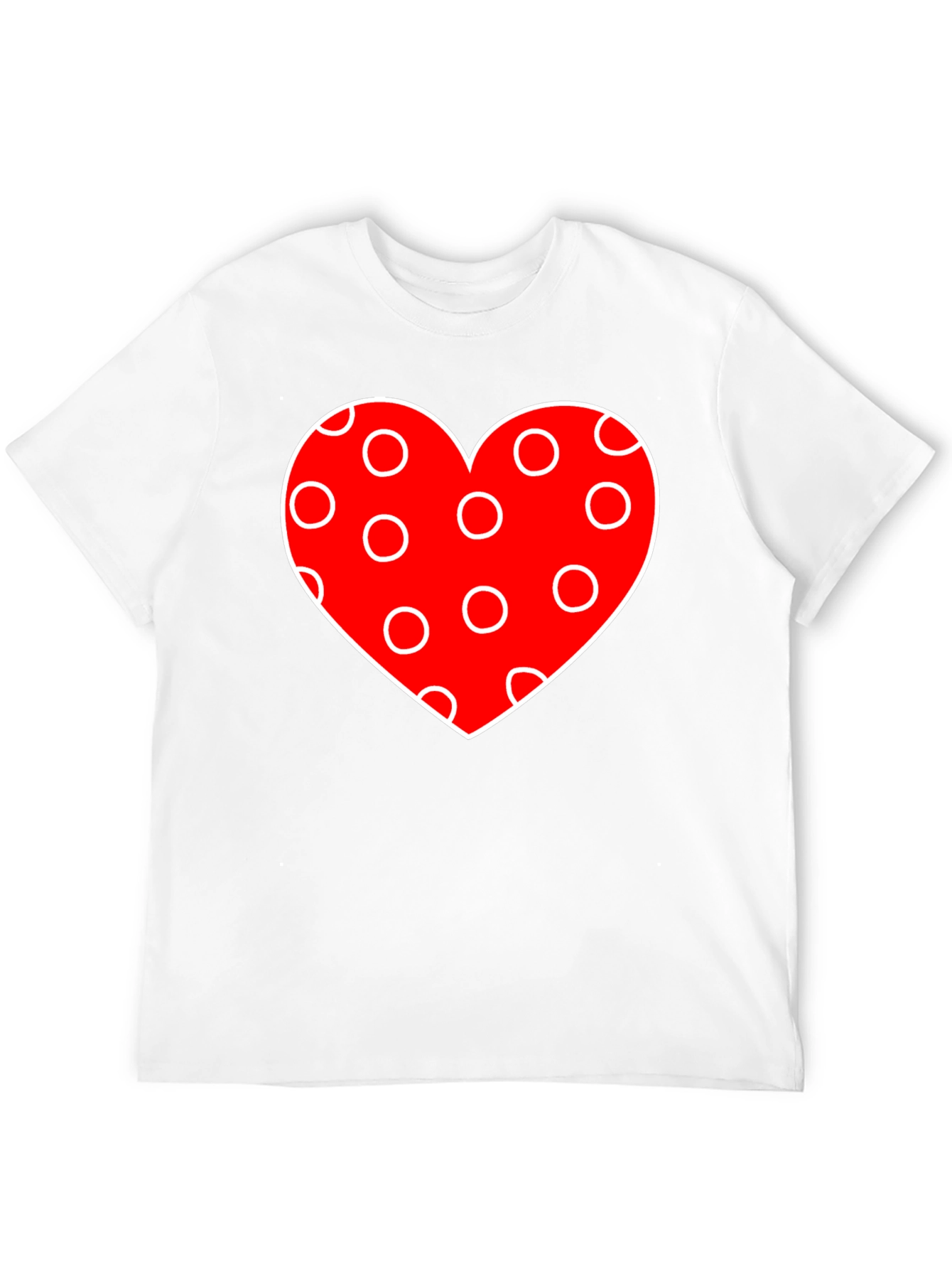 Heart Polka Dot Valentines Day T-Shirt