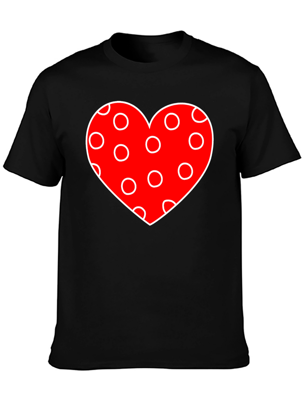 Heart Polka Dot Valentines Day T-Shirt
