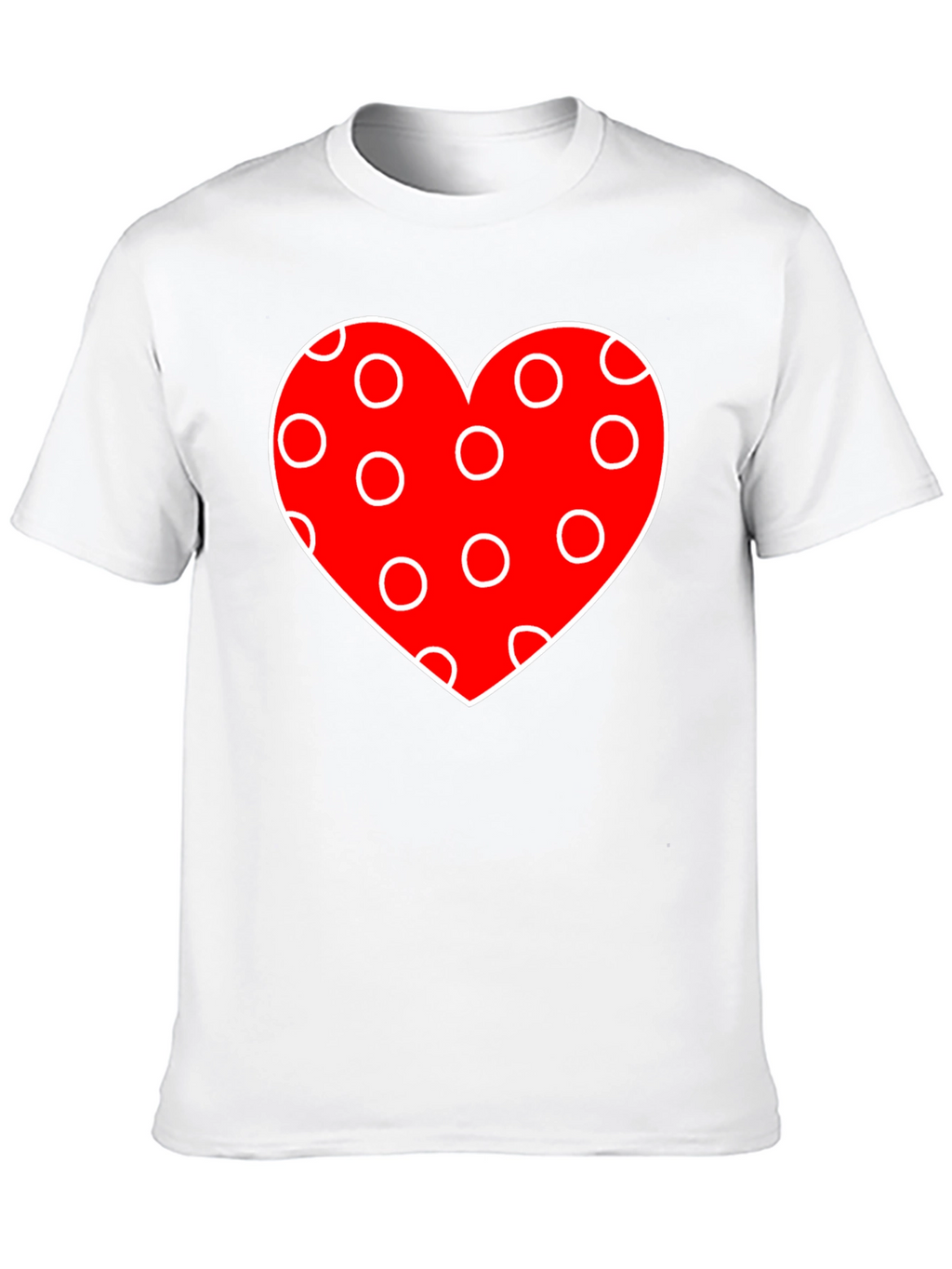 Heart Polka Dot Valentines Day T-Shirt