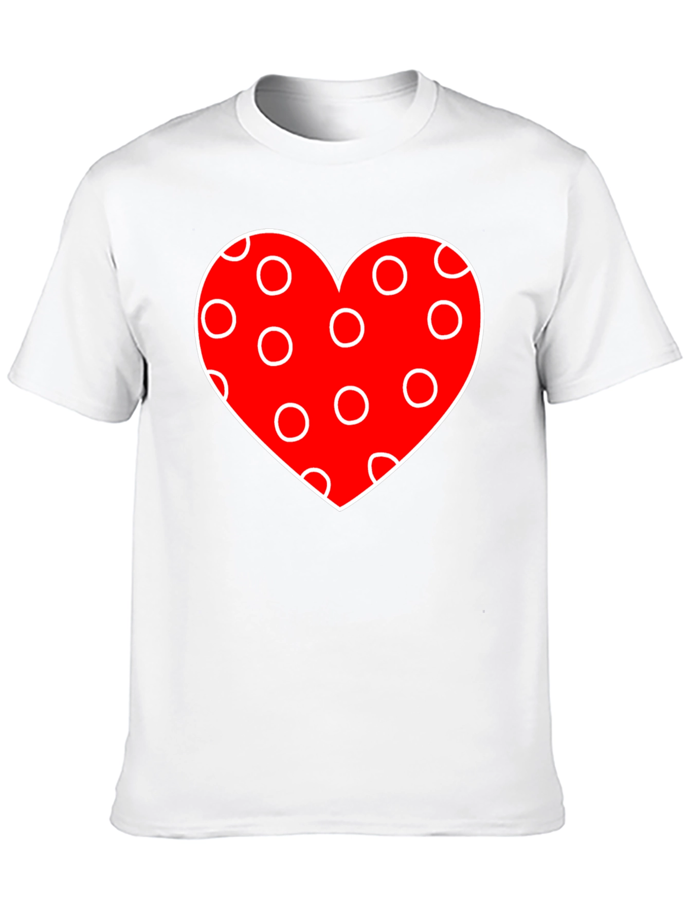 Heart Polka Dot Valentines Day T-Shirt