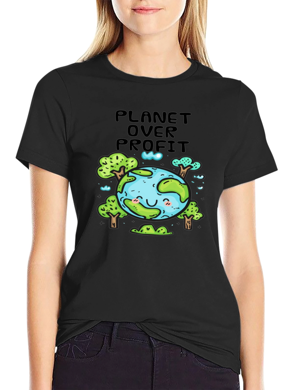 Planet Over Profit T-Shirt - Earth Friendly