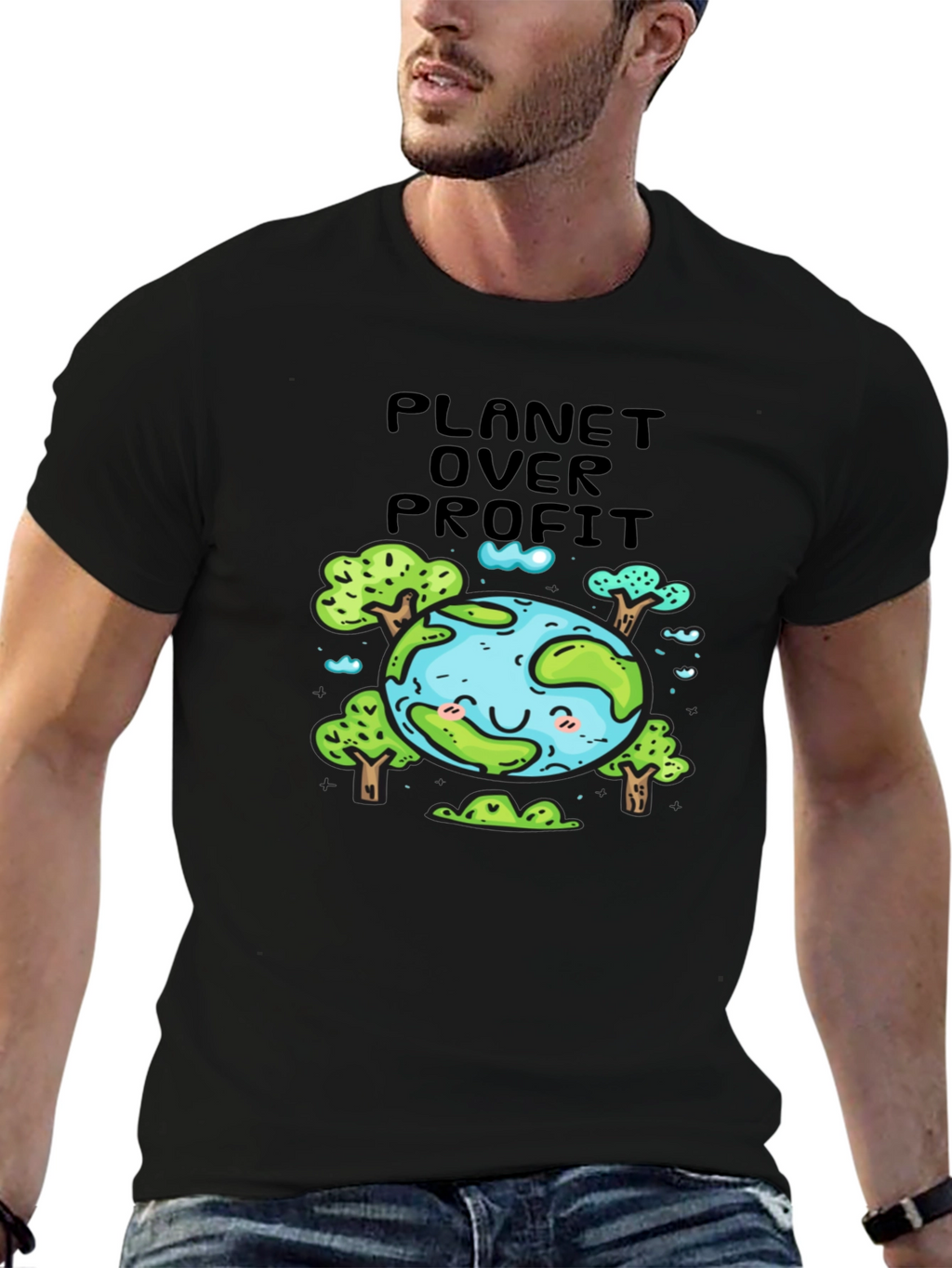 Planet Over Profit T-Shirt - Earth Friendly