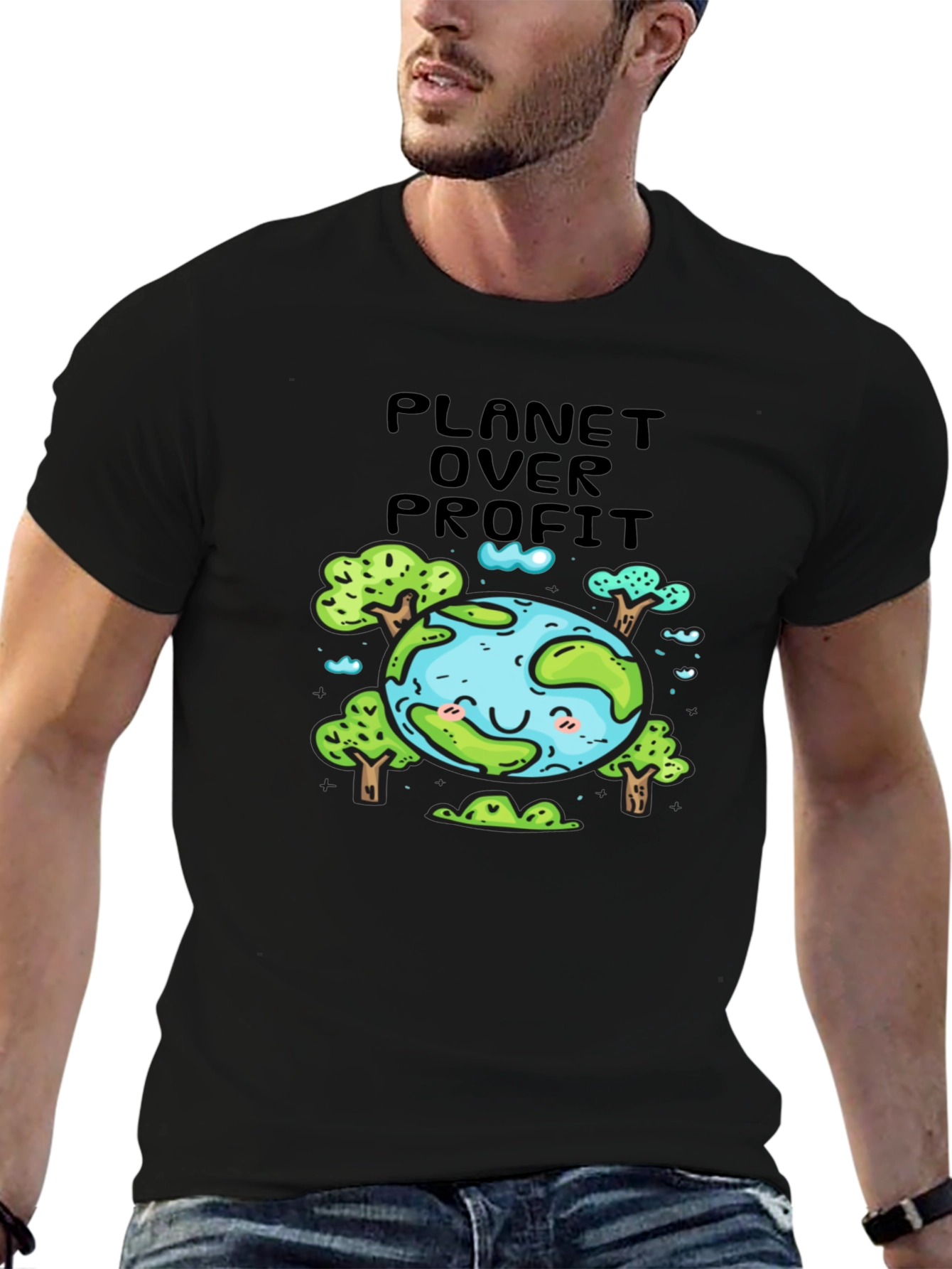 Planet Over Profit T-Shirt - Earth Friendly