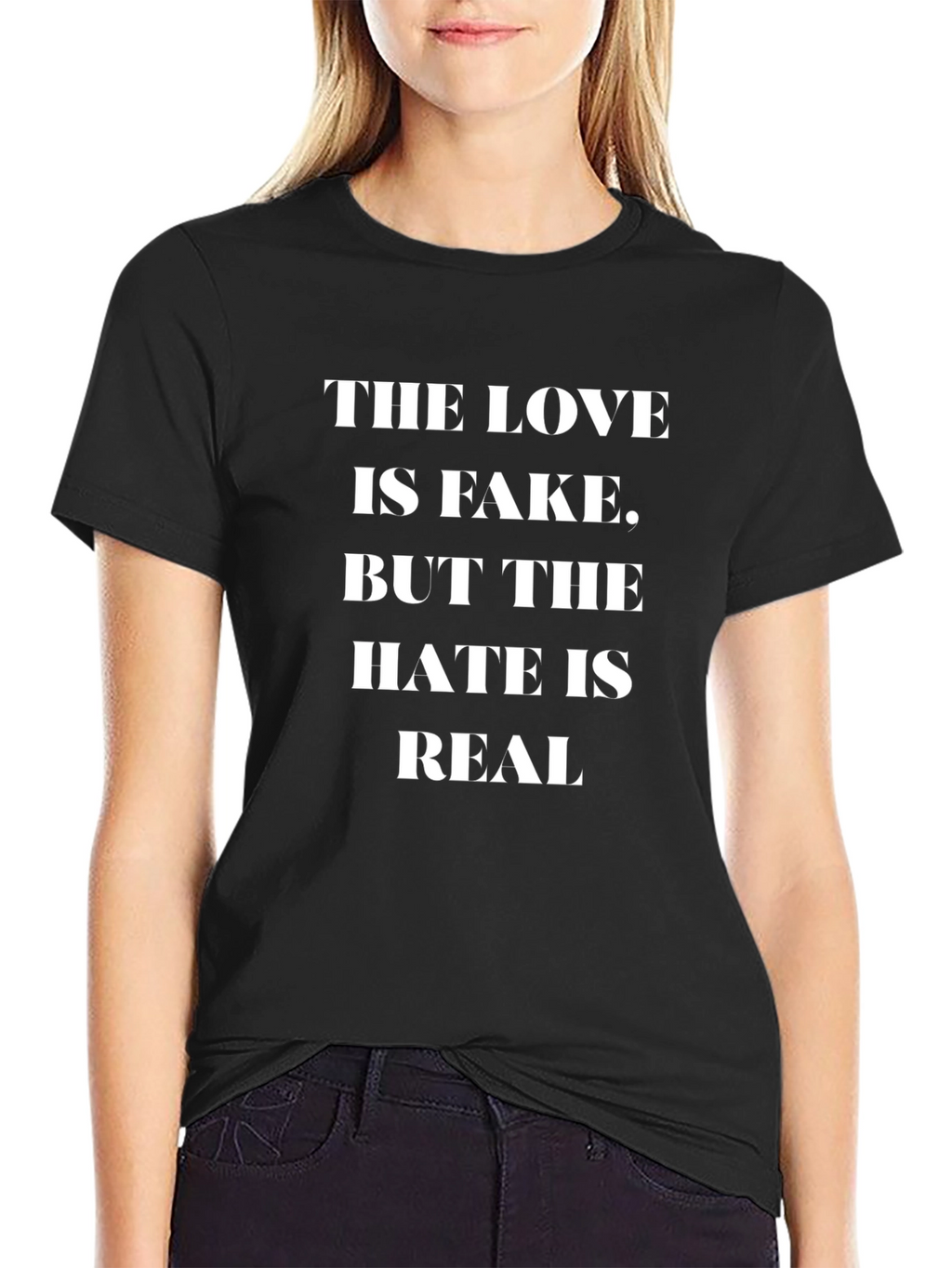 The Love is Fake Tee - Funny Graphic T-Shirt