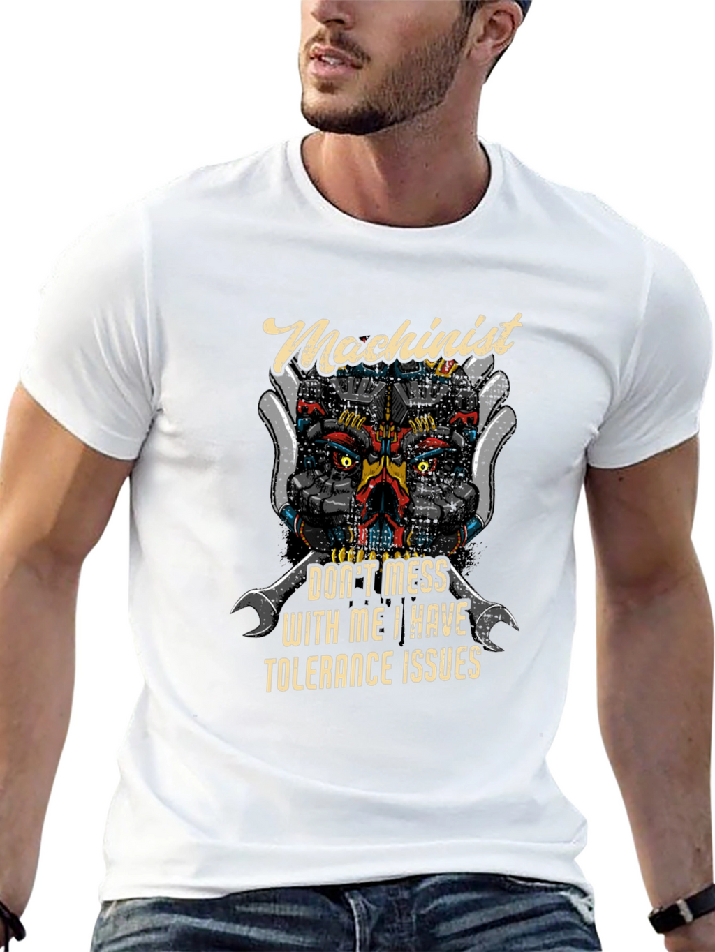 Machinist Tolerance Issues Graphic T-Shirt
