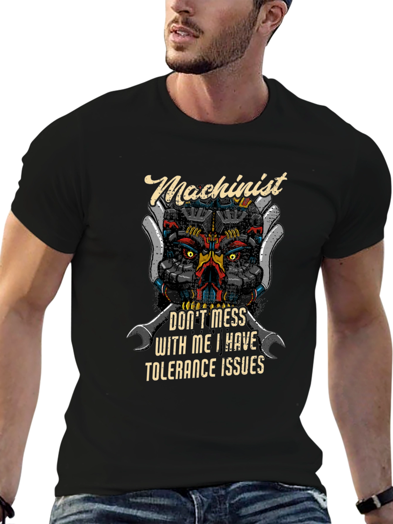 Machinist Tolerance Issues Graphic T-Shirt