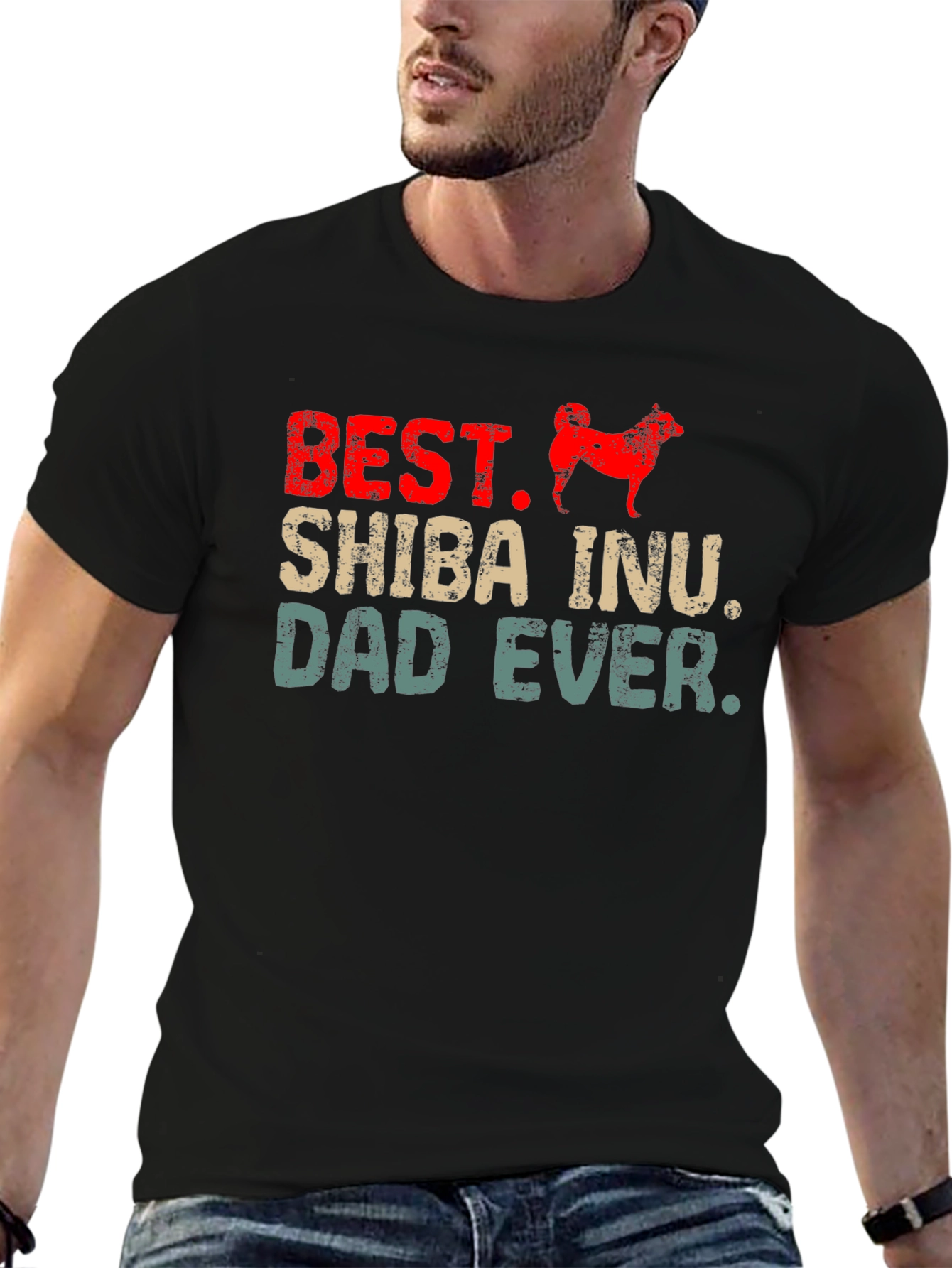Best Shiba Inu Dad Ever T-Shirt