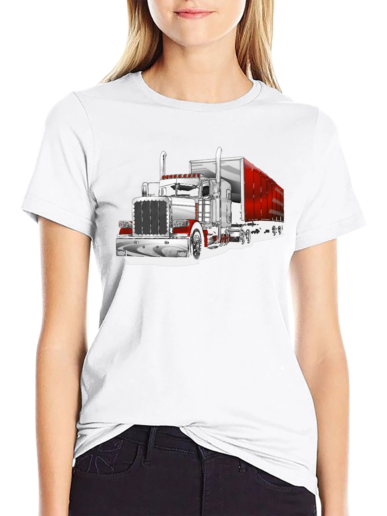 Truck Graphic T-Shirt - Black
